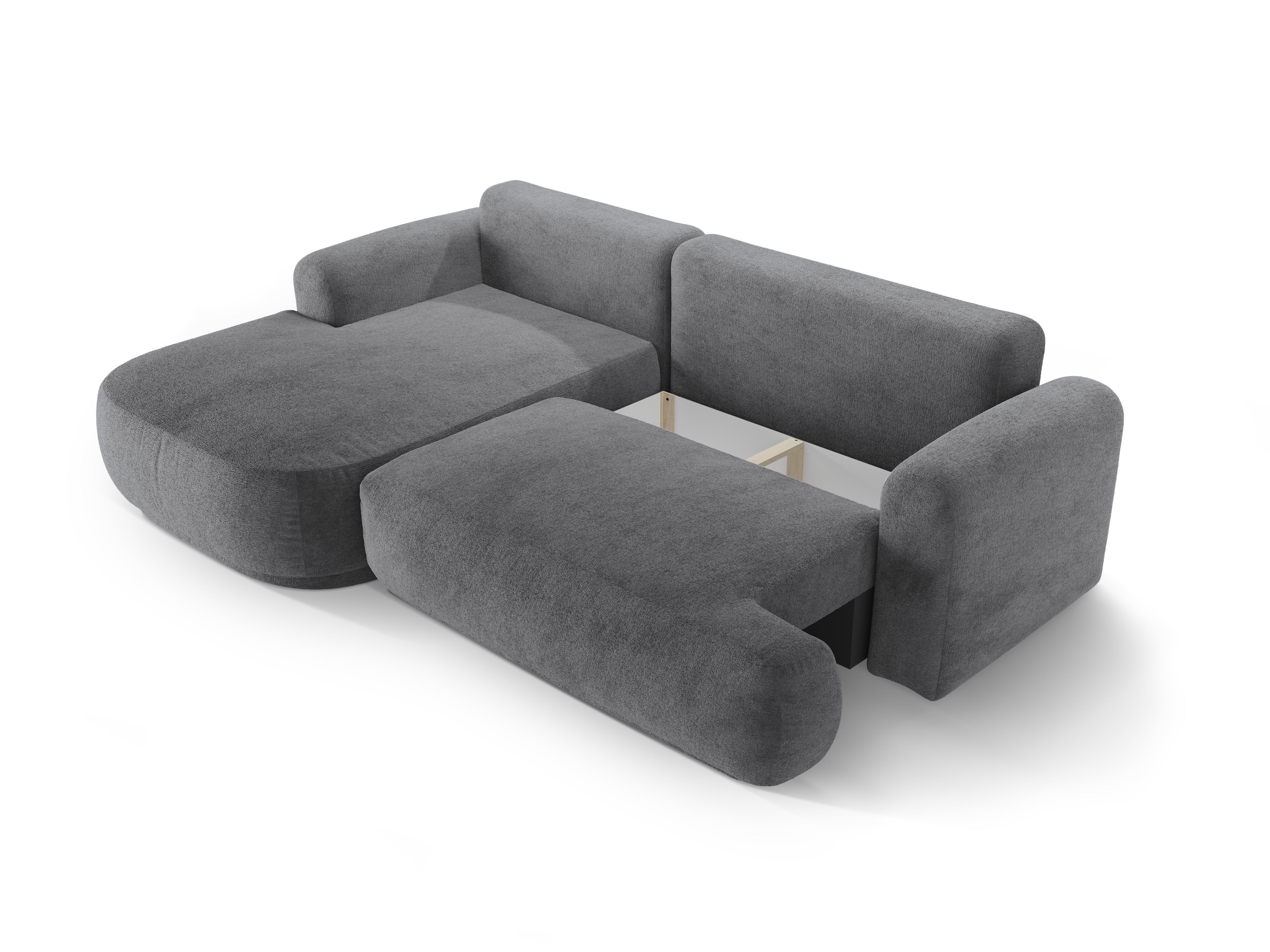 Ecksofa Ella 271x174cm, Material: Strukturstoff
