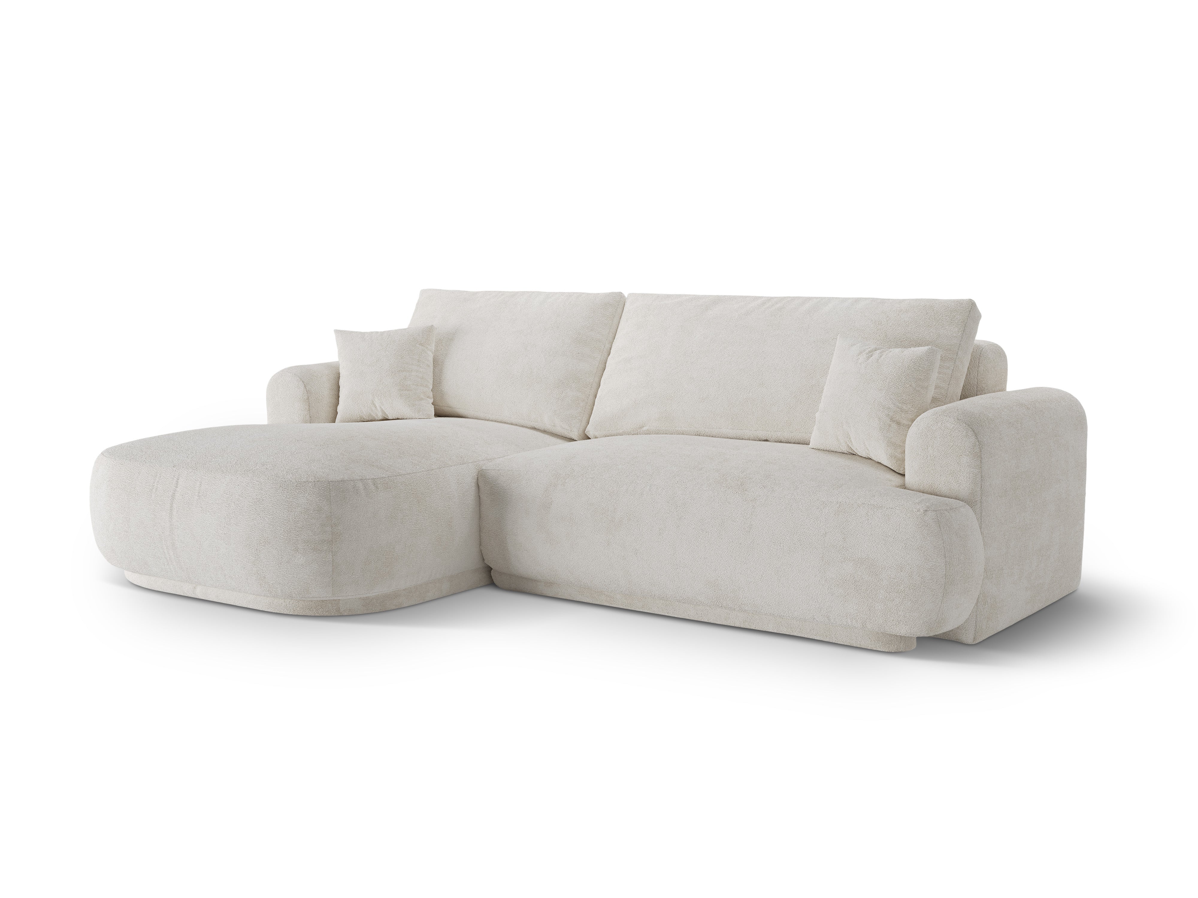 Ecksofa Ella 271x174cm, Material: Boucle