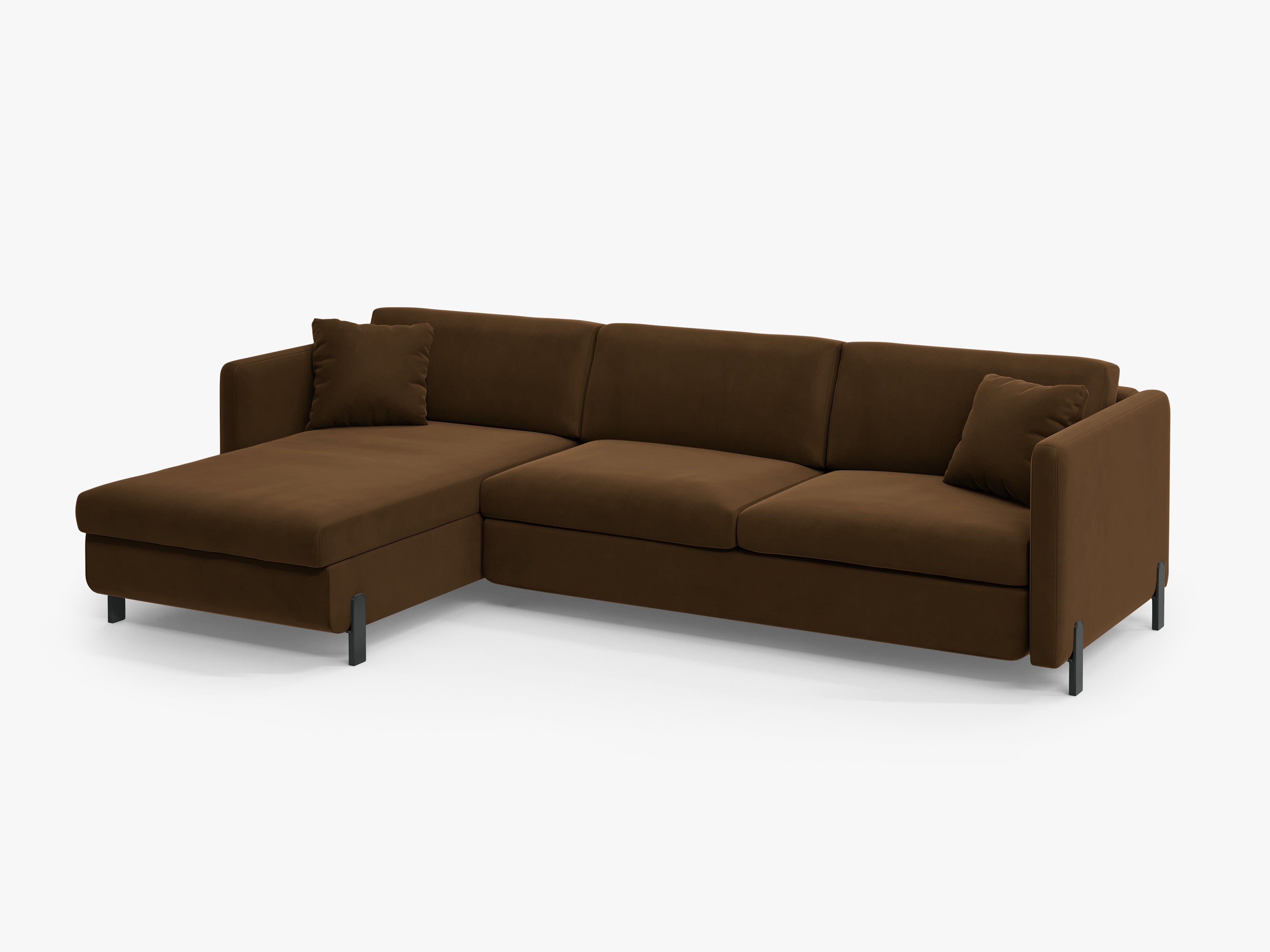Ecksofa Gloria 280x170cm, Material: Samt