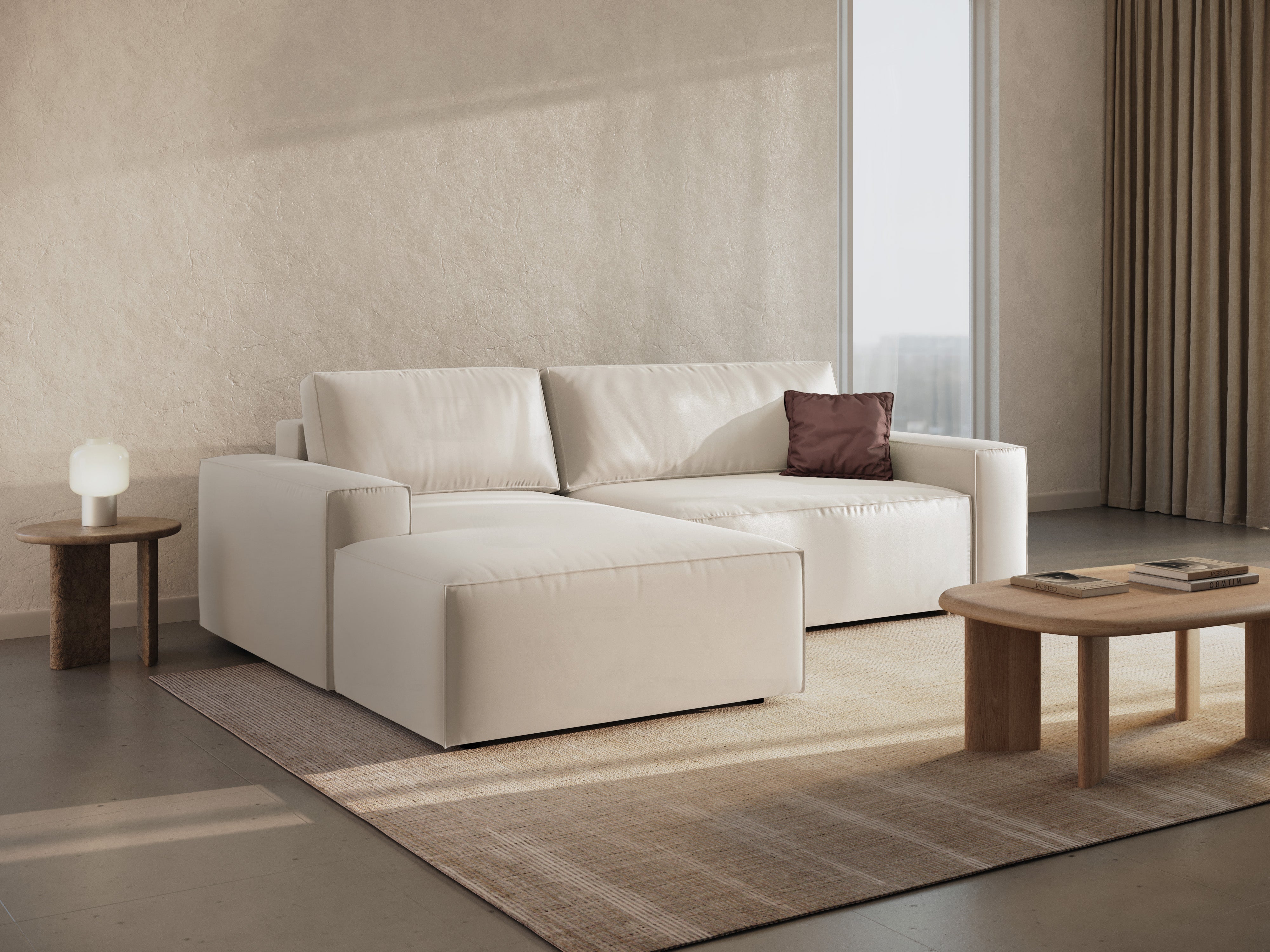 Ecksofa-Set Jodie, Material: Samt 