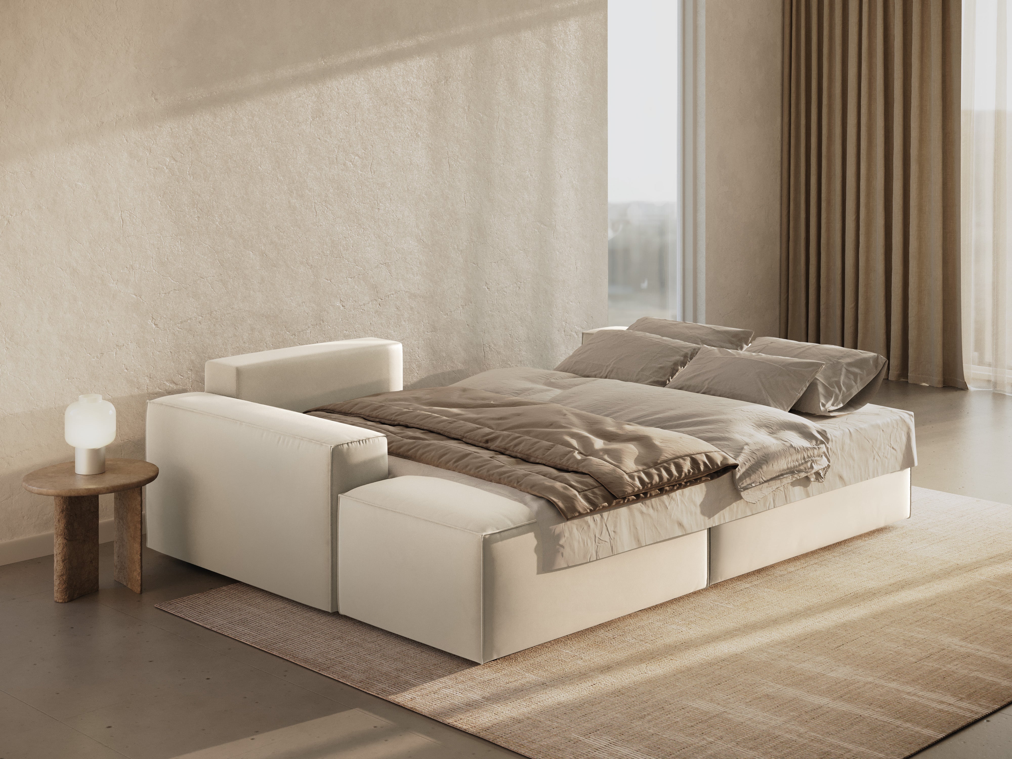 Ecksofa-Set Jodie, Material: Samt 