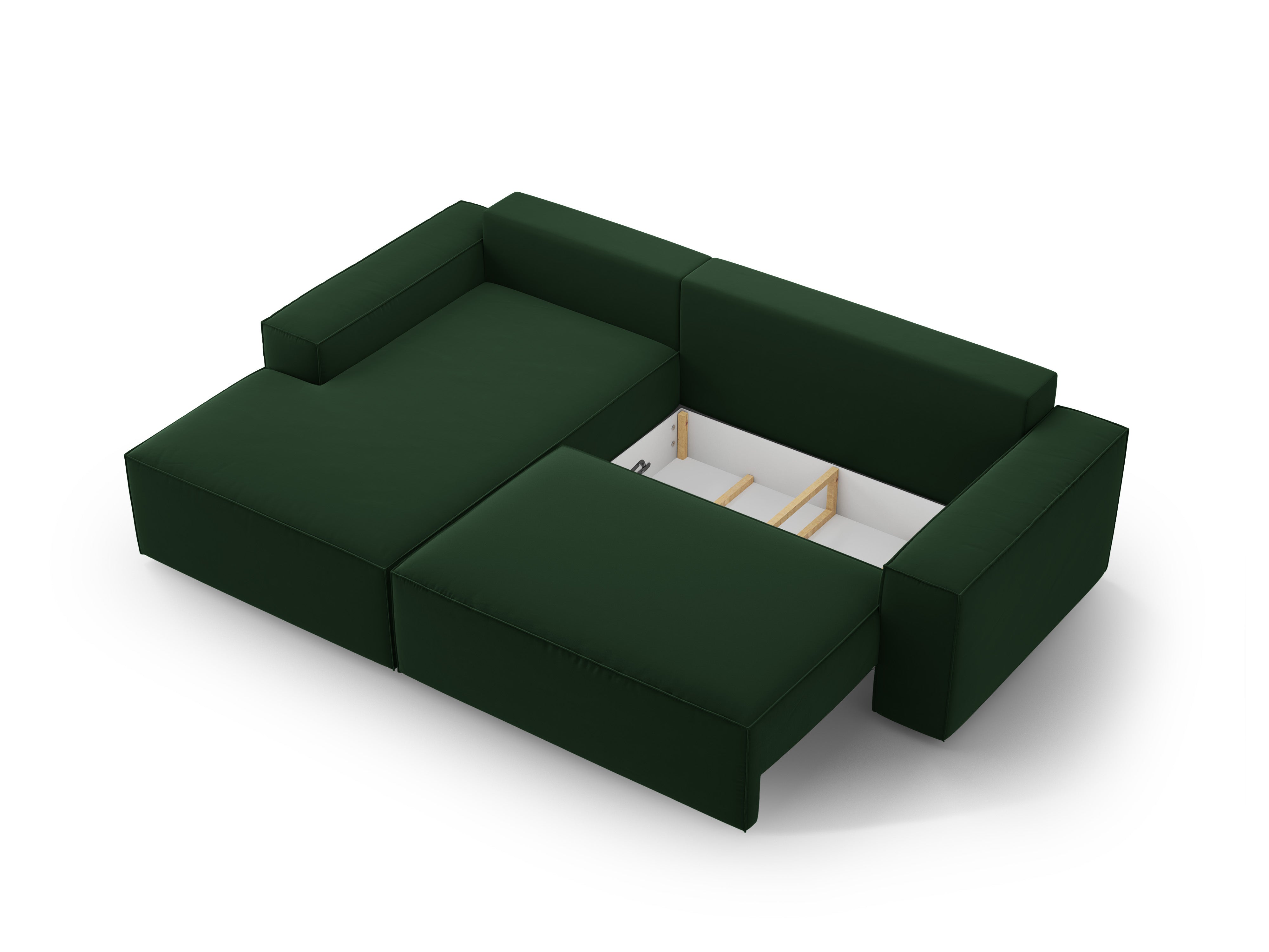 Ecksofa-Set Jodie, Material: Samt 
