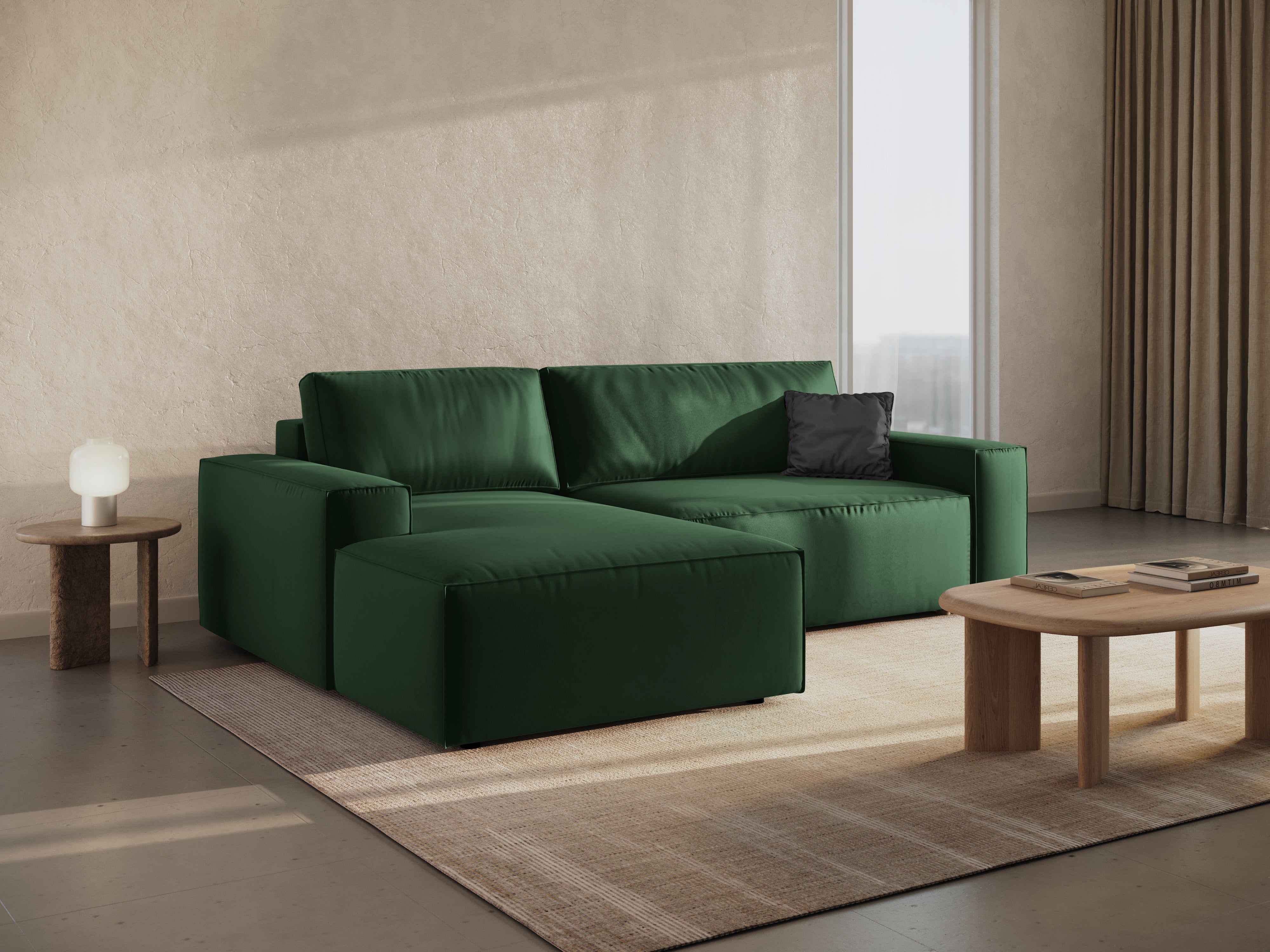 Ecksofa-Set Jodie, Material: Samt 