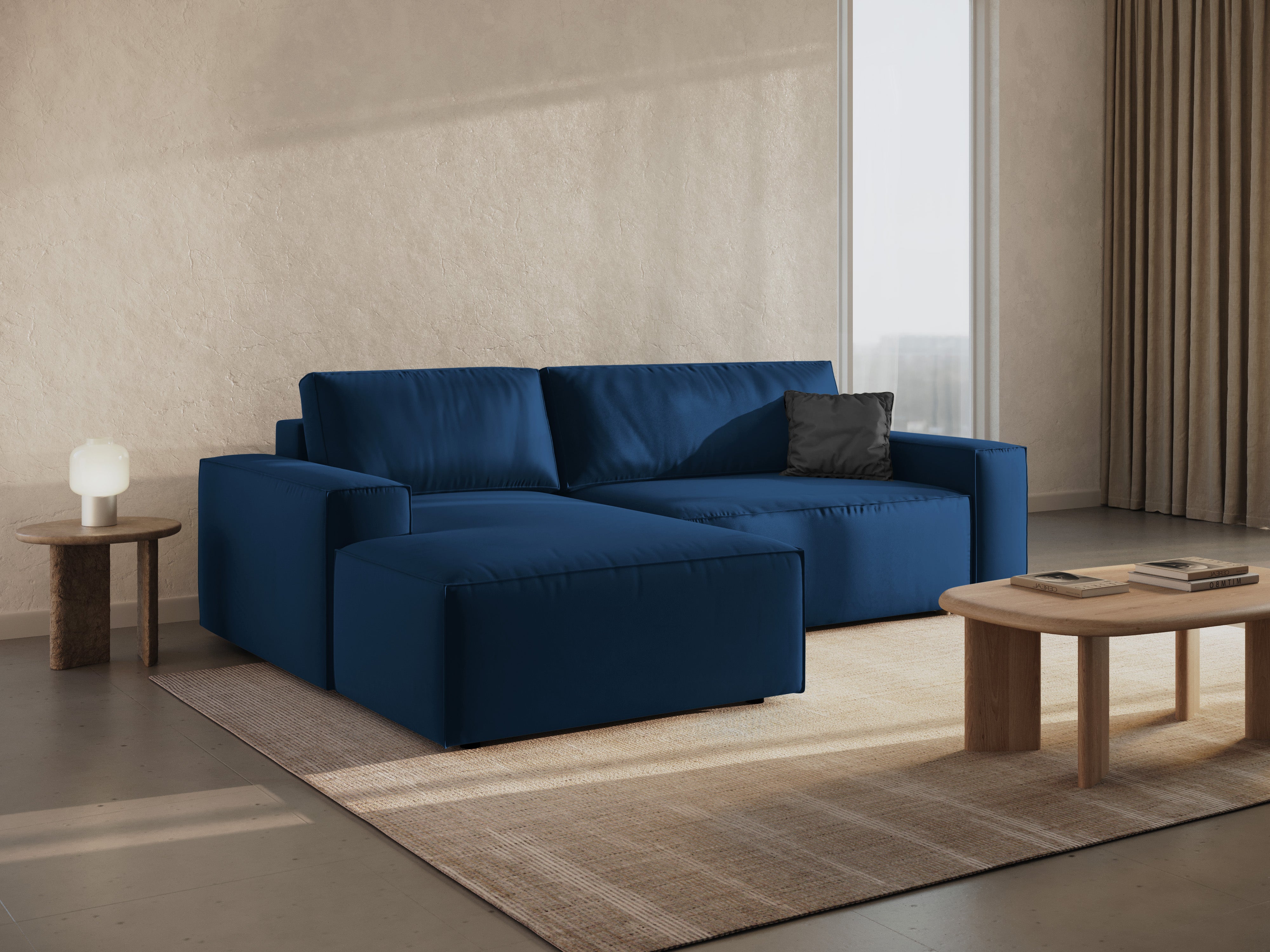 Ecksofa-Set Jodie, Material: Samt 