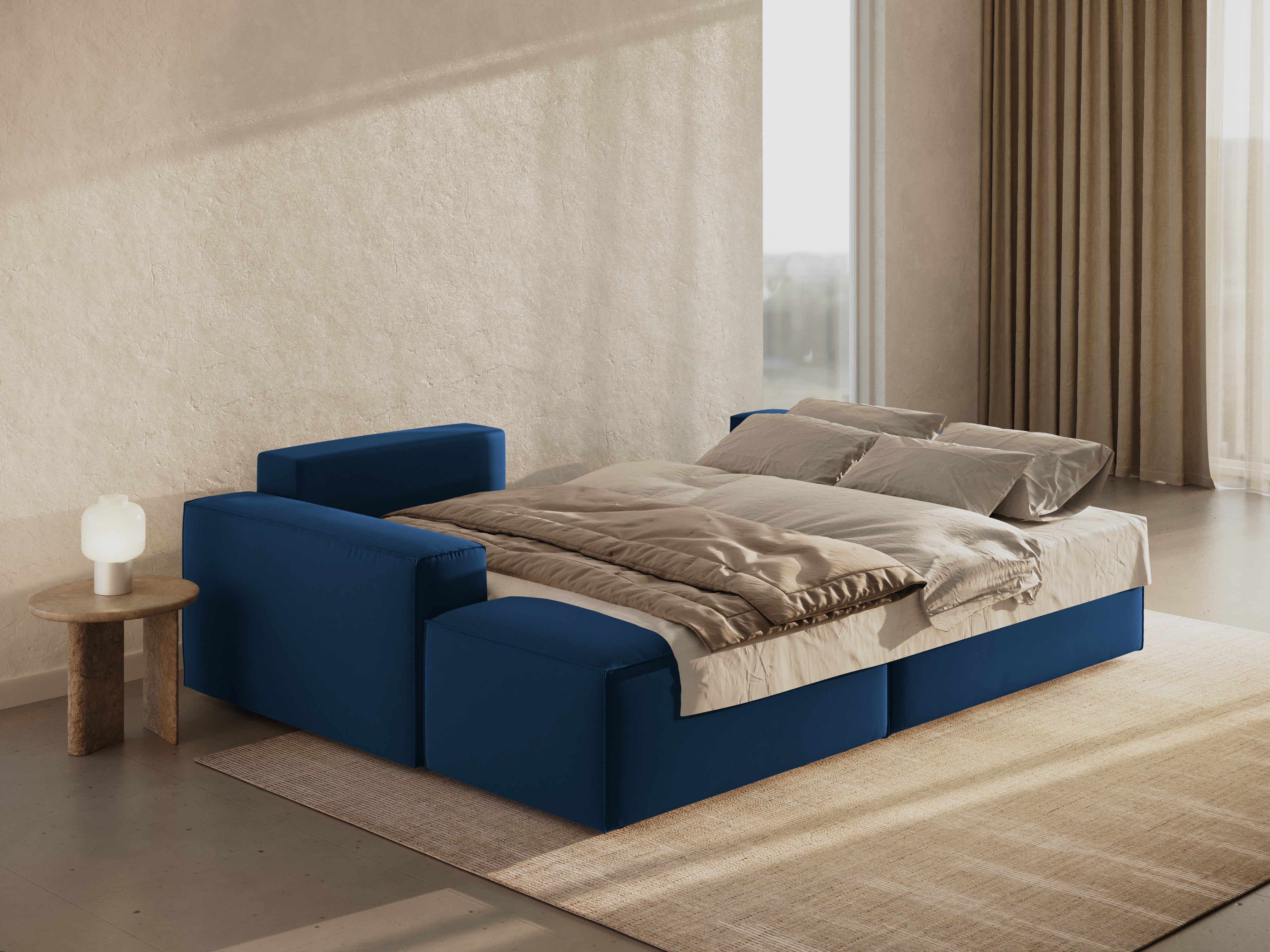 Ecksofa-Set Jodie, Material: Samt 