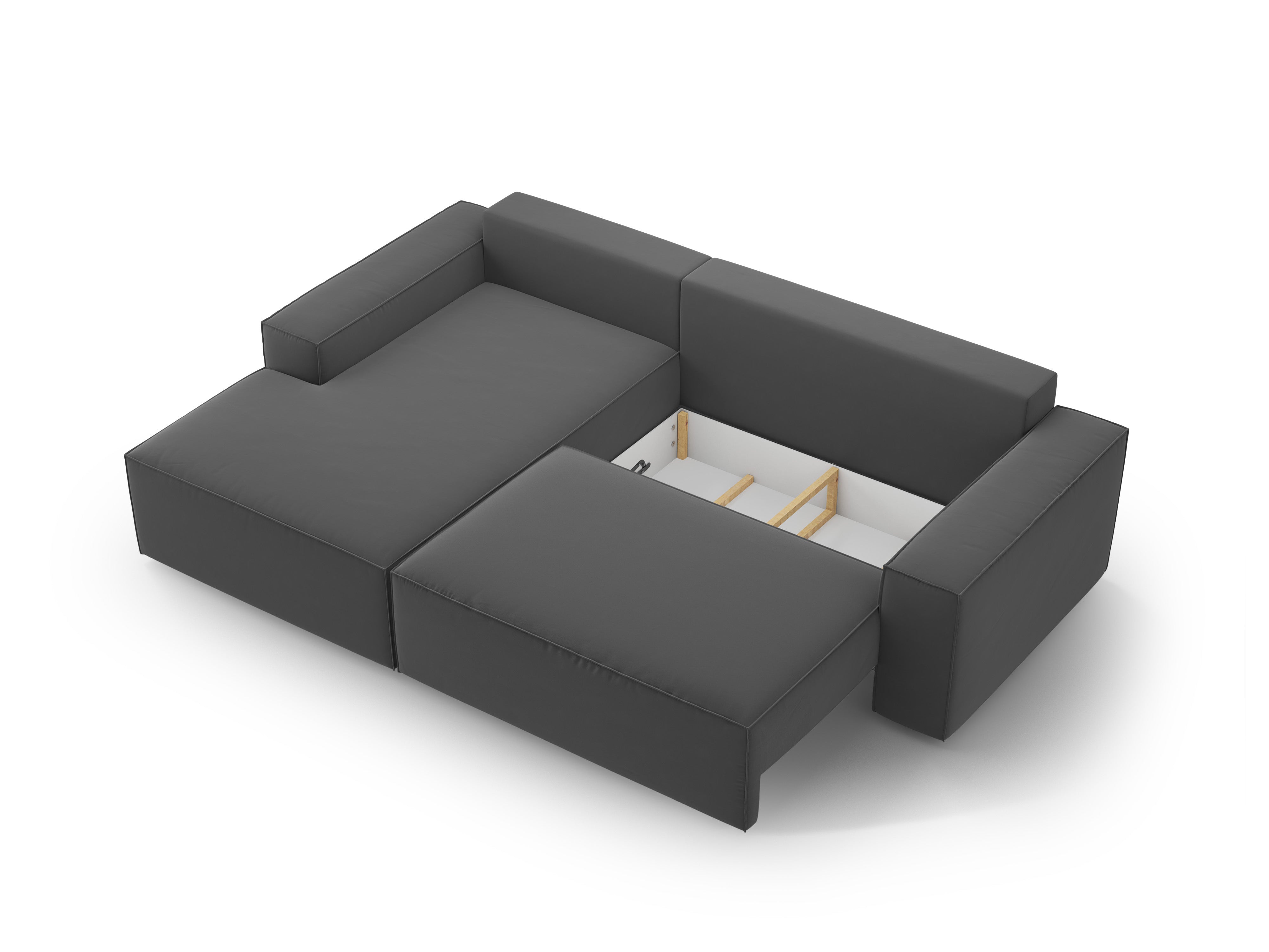 Ecksofa-Set Jodie, Material: Samt 