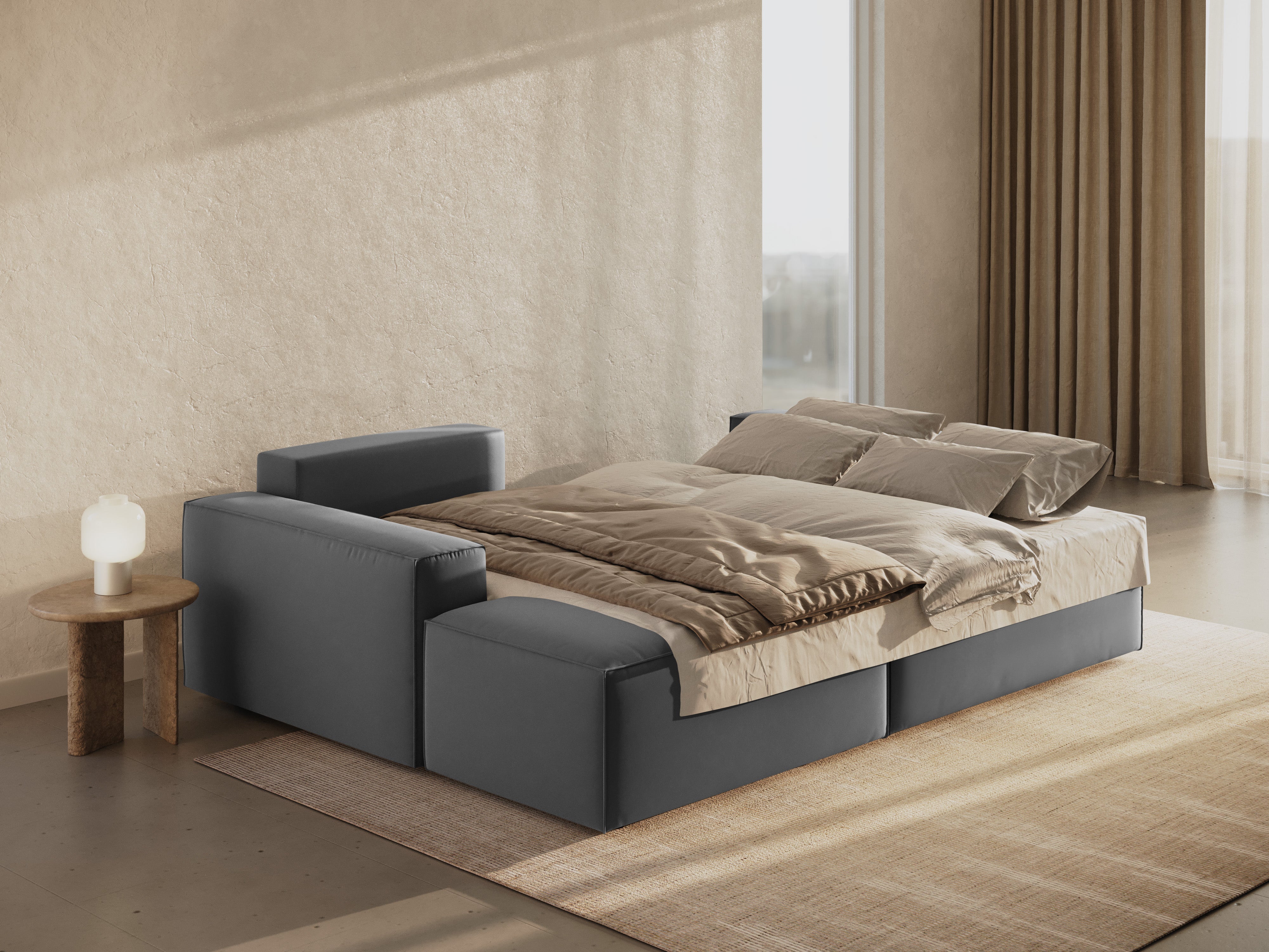 Ecksofa-Set Jodie, Material: Samt 