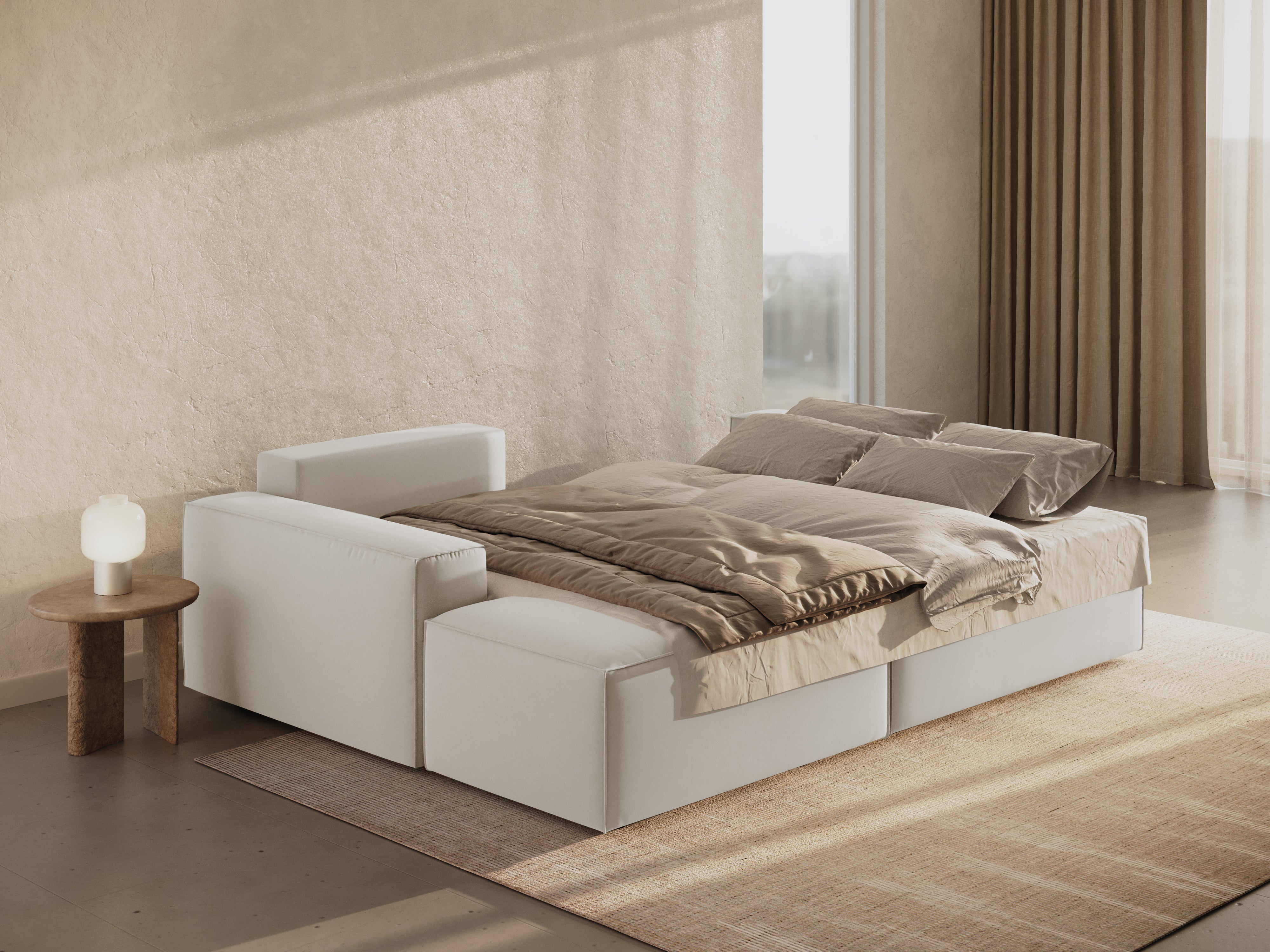 Ecksofa-Set Jodie, Material: Samt 