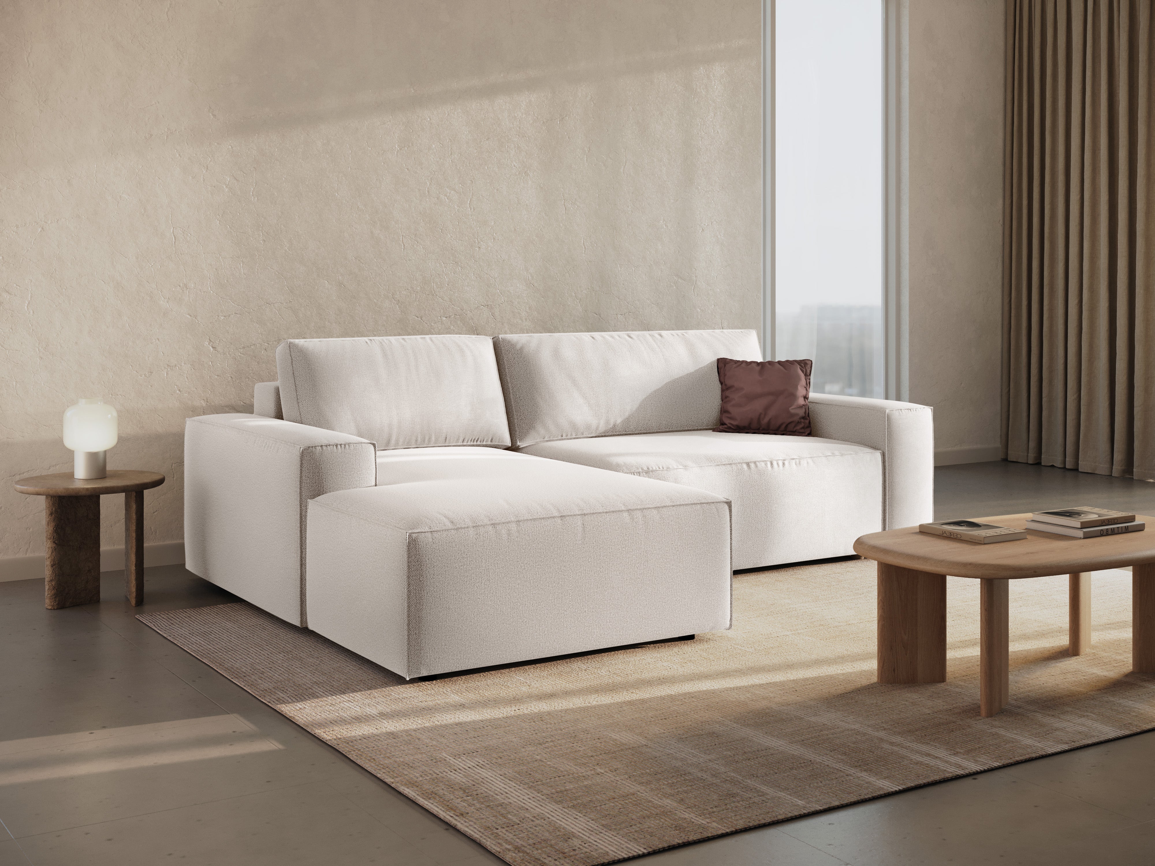Ecksofa-Set Jodie, Material: Strukturstoff