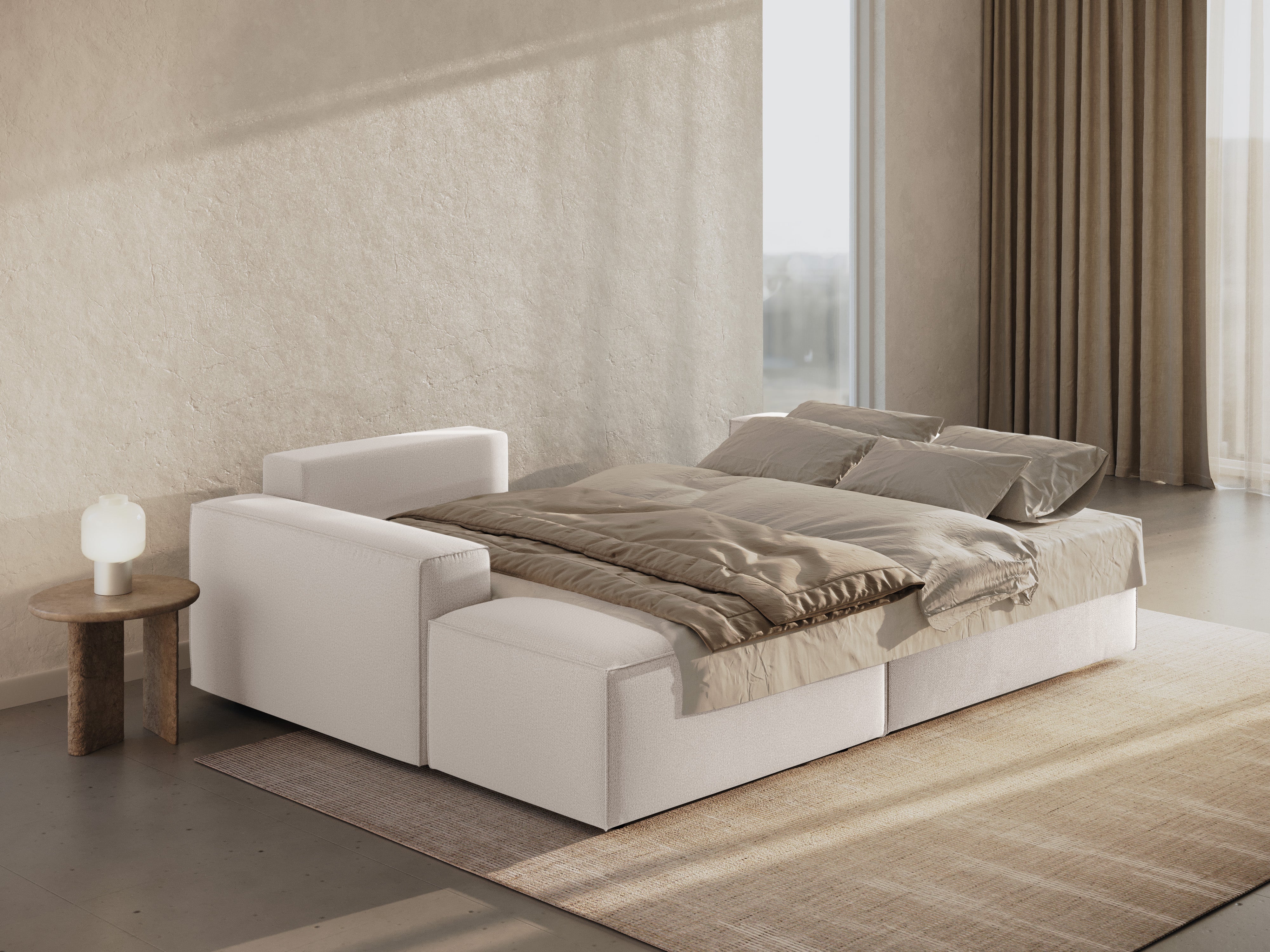 Ecksofa-Set Jodie, Material: Strukturstoff