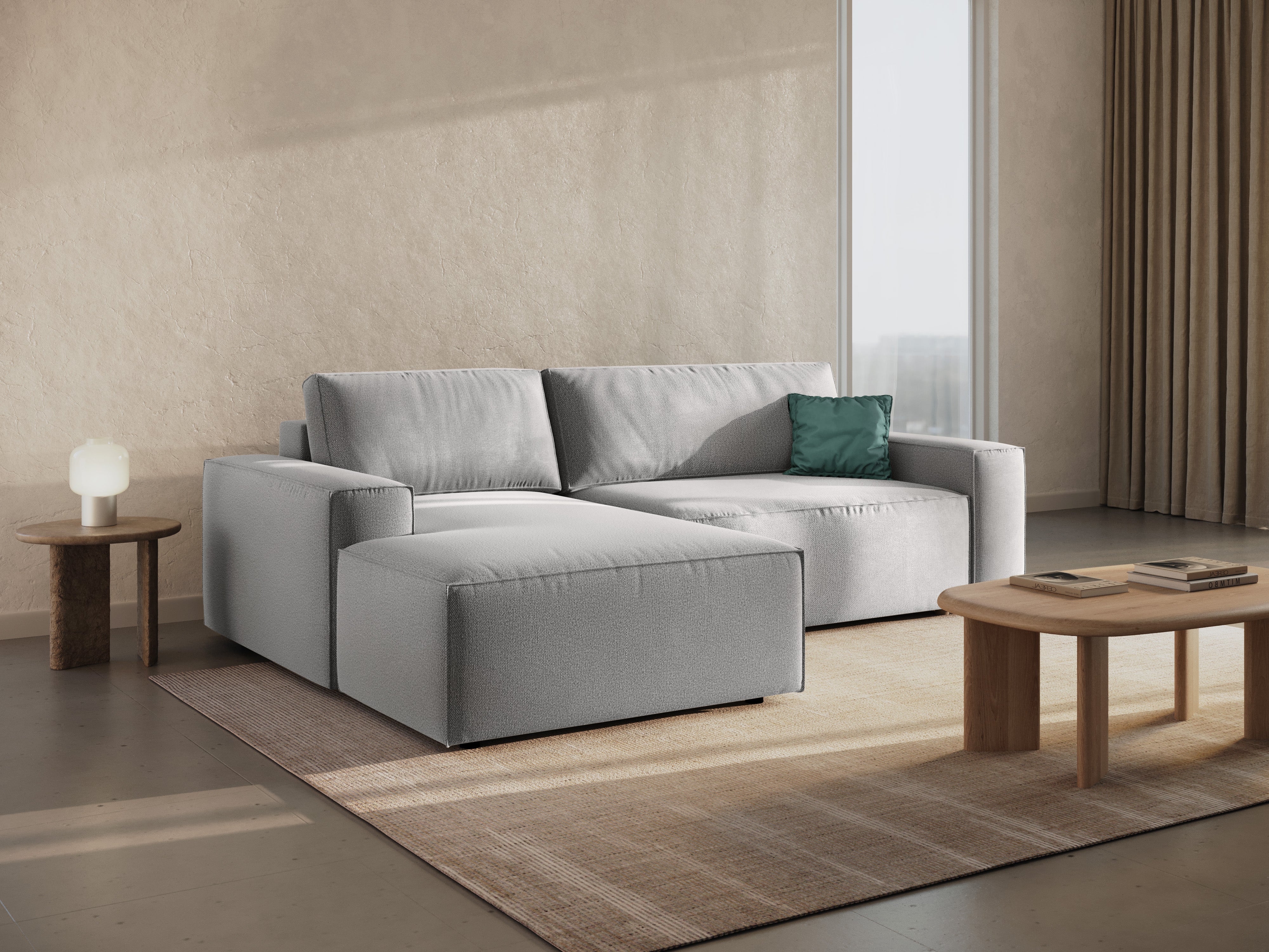 Ecksofa-Set Jodie, Material: Strukturstoff