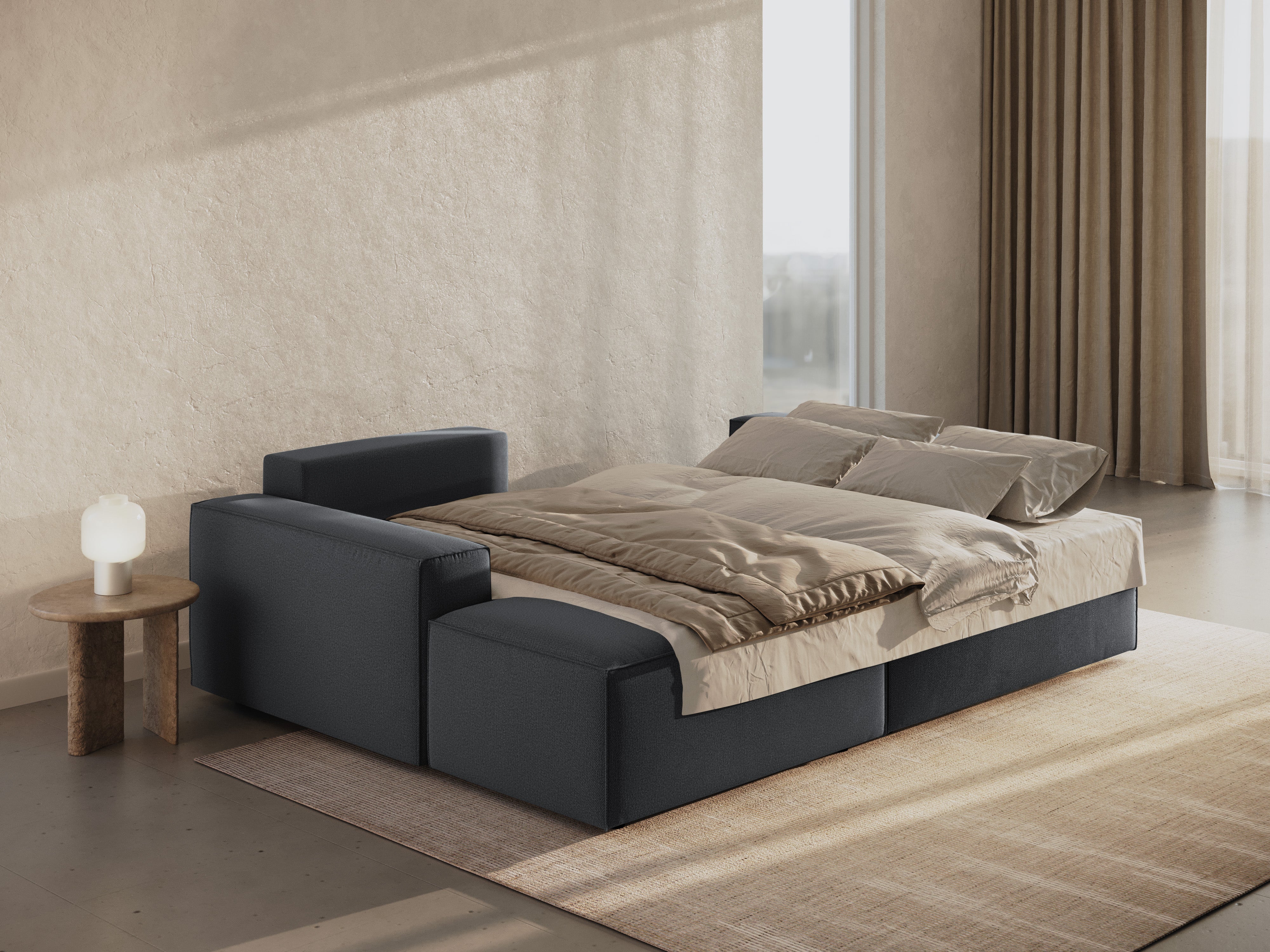 Ecksofa-Set Jodie, Material: Strukturstoff