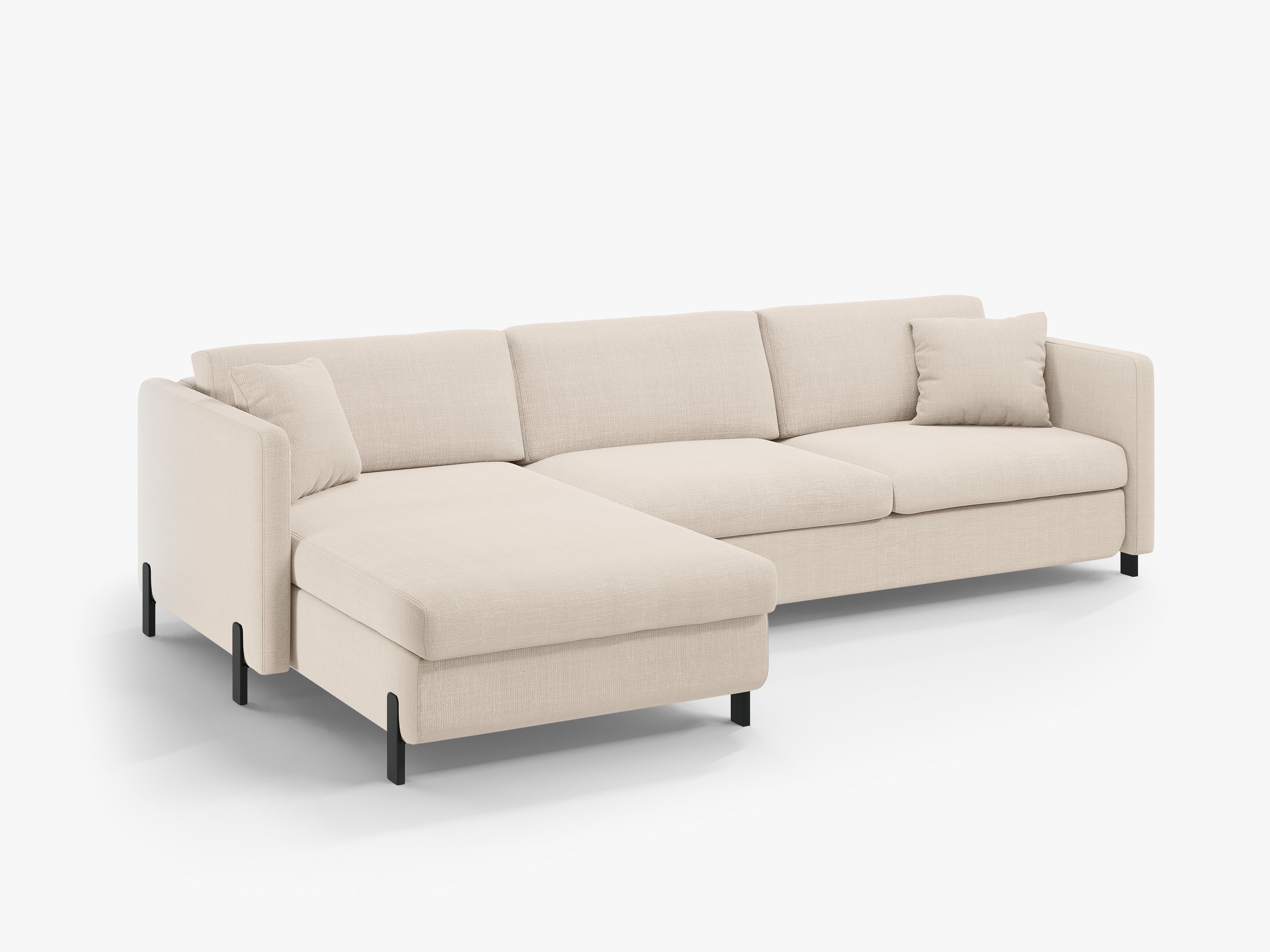Ecksofa Gloria 260x170cm, Material: Strukturstoff