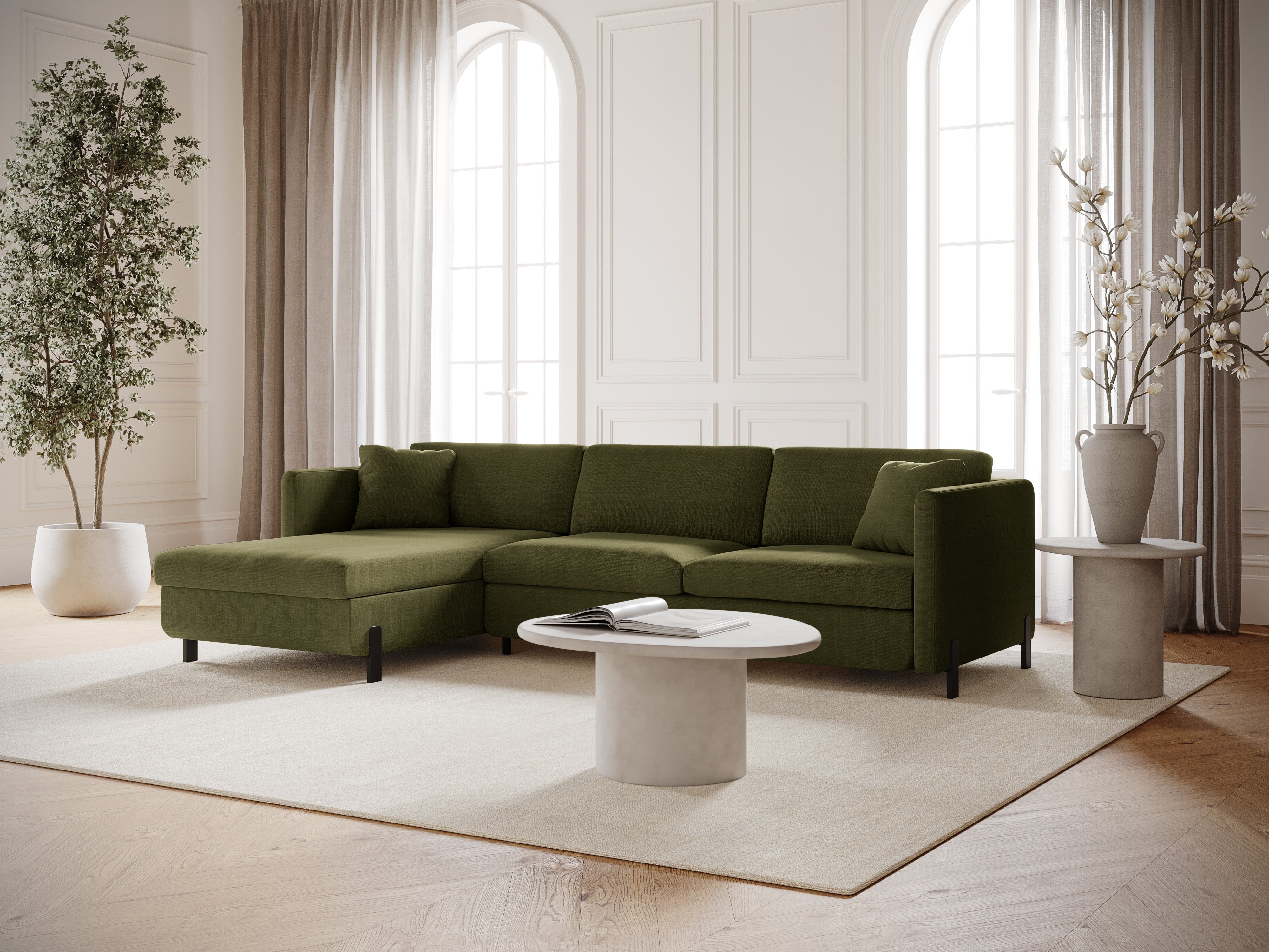Ecksofa Gloria 260x170cm, Material: Strukturstoff