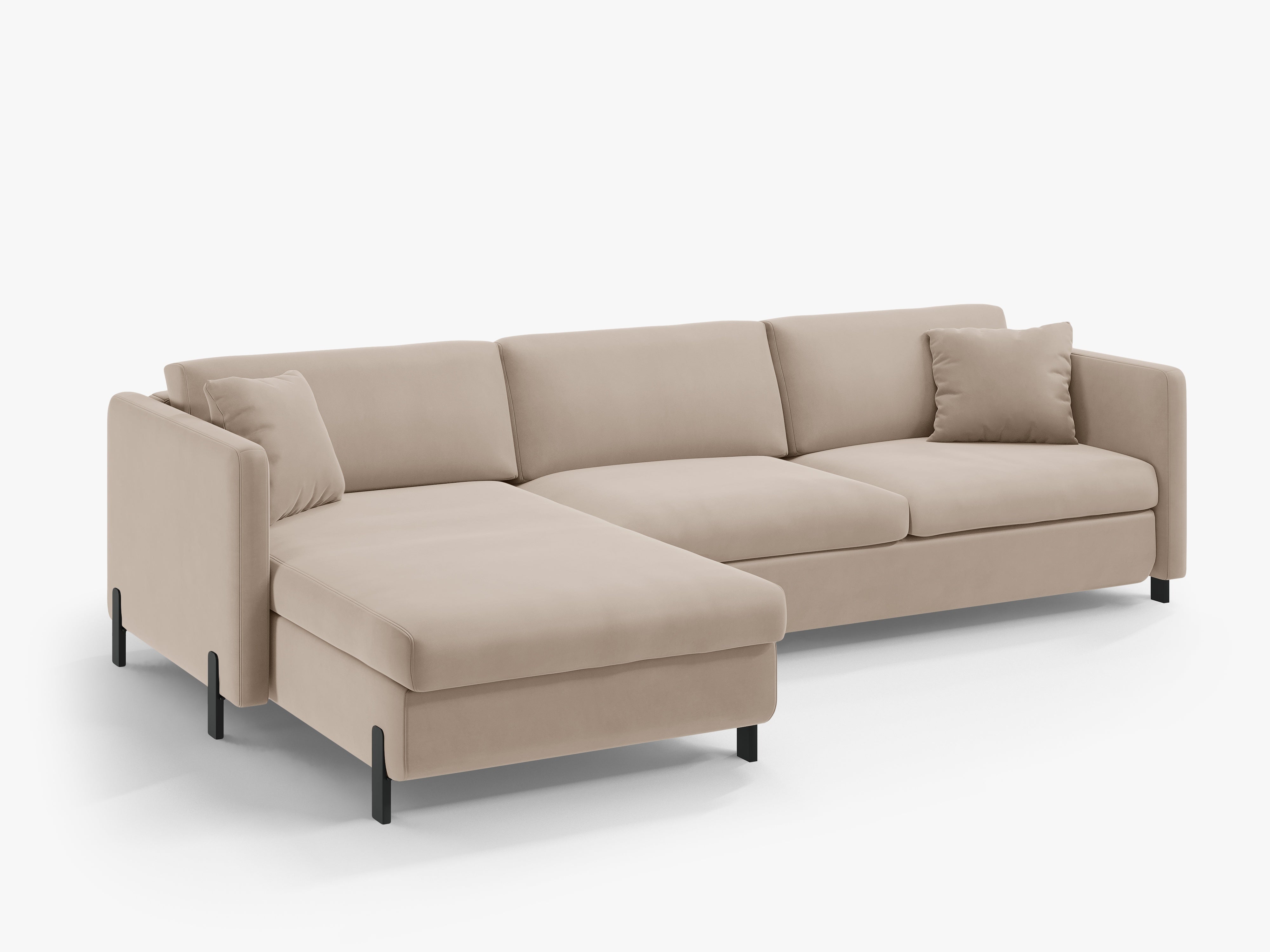 Ecksofa Gloria 260x170cm, Material: Samt