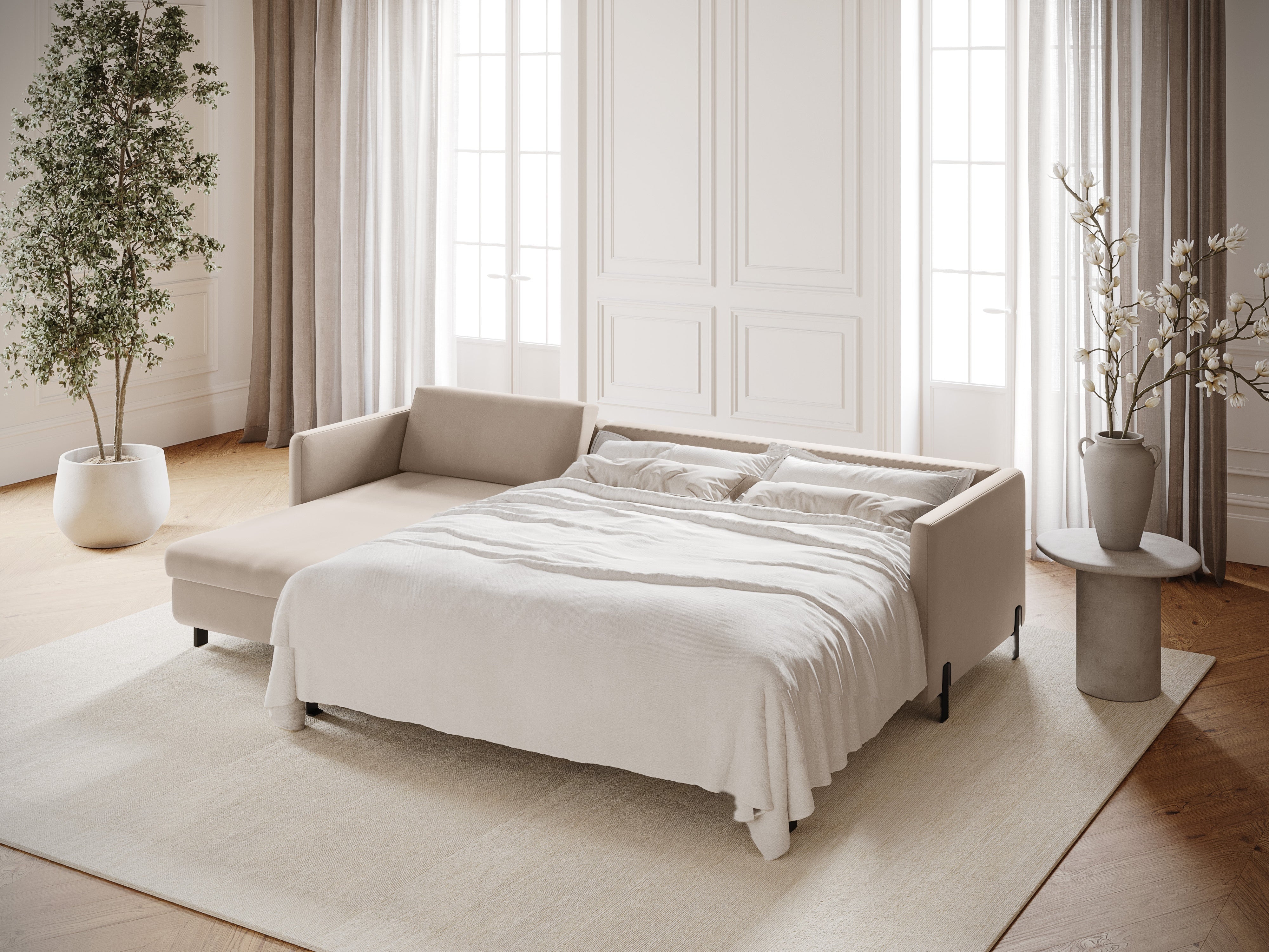 Ecksofa Gloria 260x170cm, Material: Samt