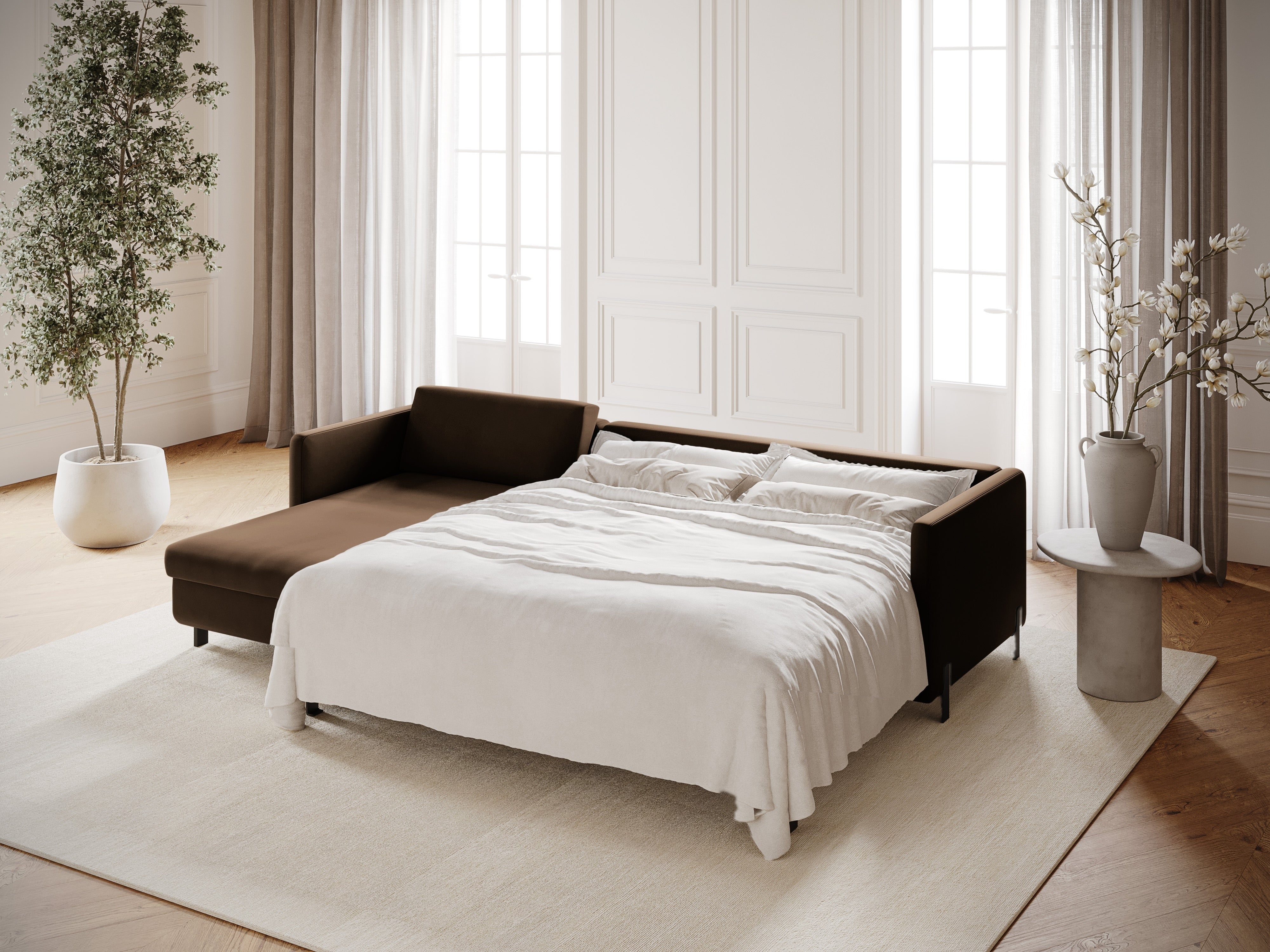 Ecksofa Gloria 260x170cm, Material: Samt