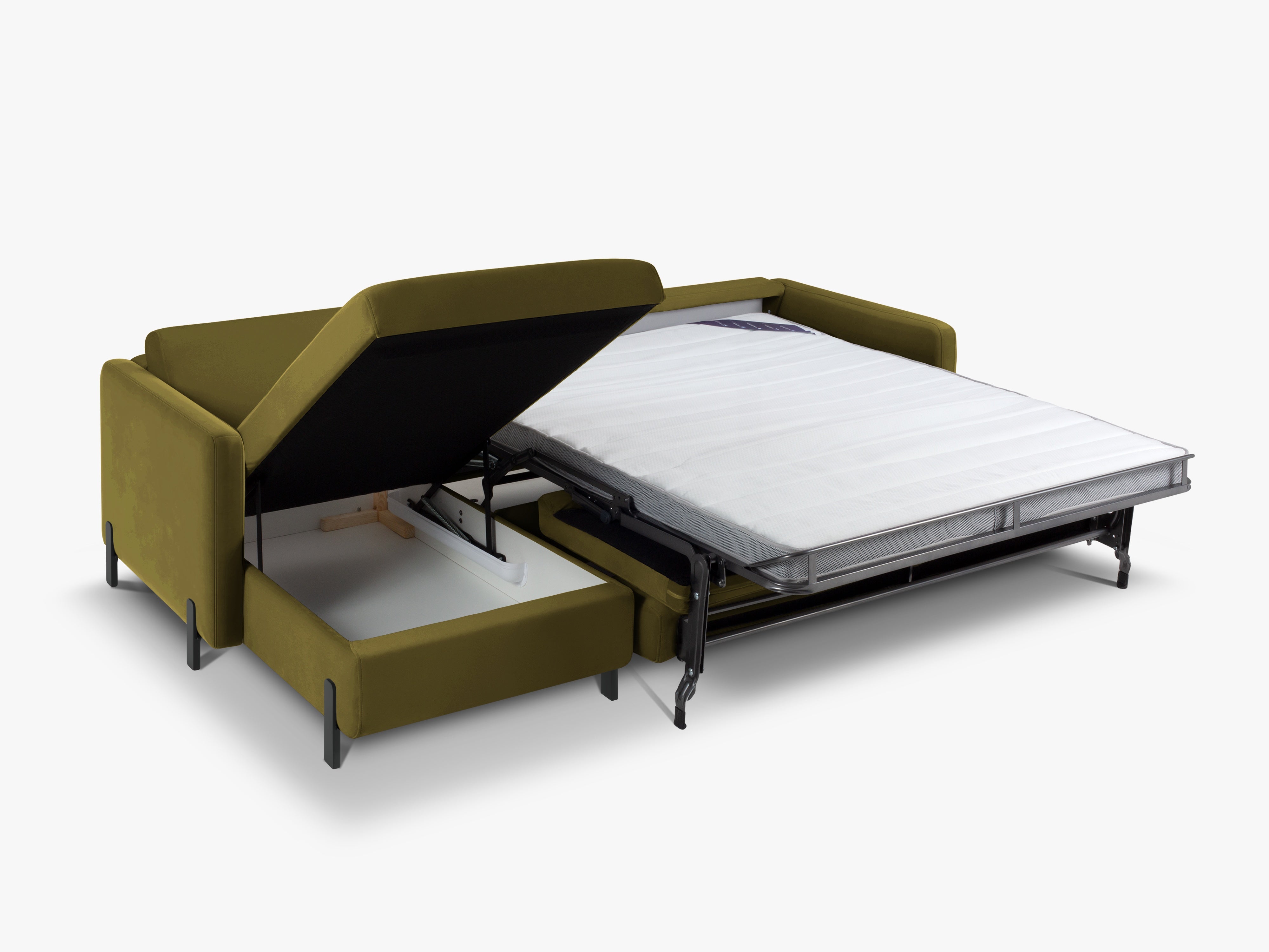 Ecksofa Gloria 260x170cm, Material: Samt