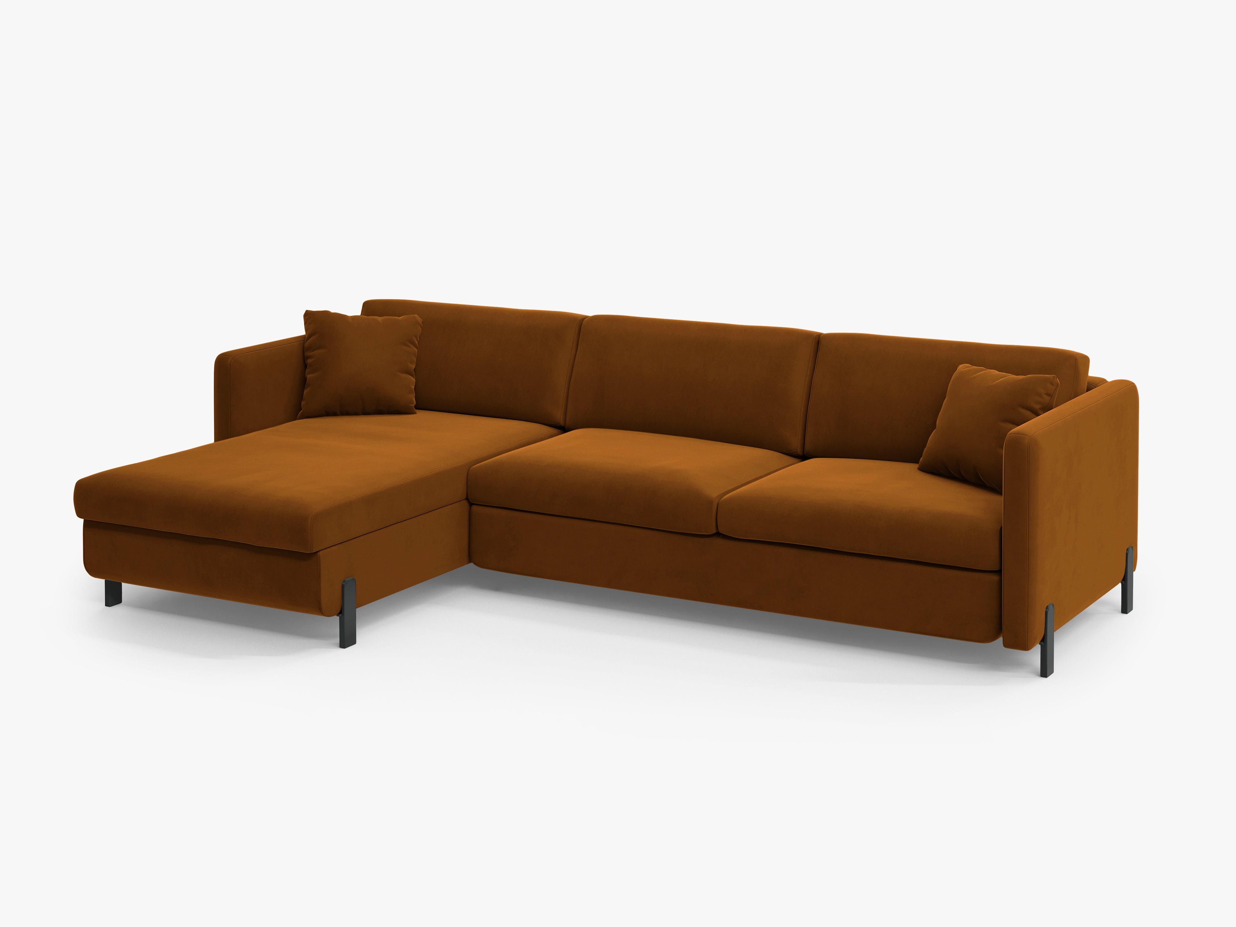 Ecksofa Gloria 260x170cm, Material: Samt