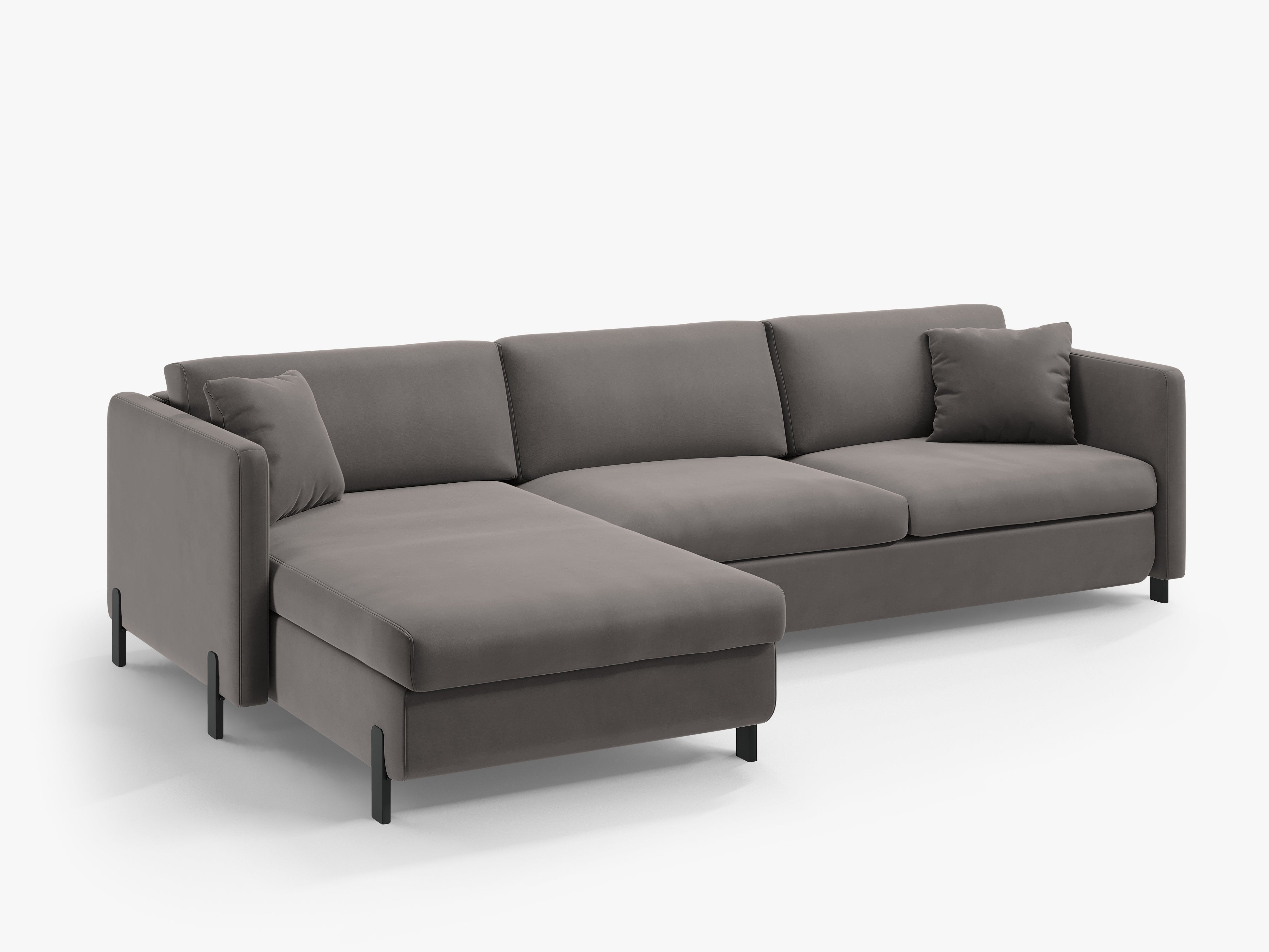 Ecksofa Gloria 260x170cm, Material: Samt