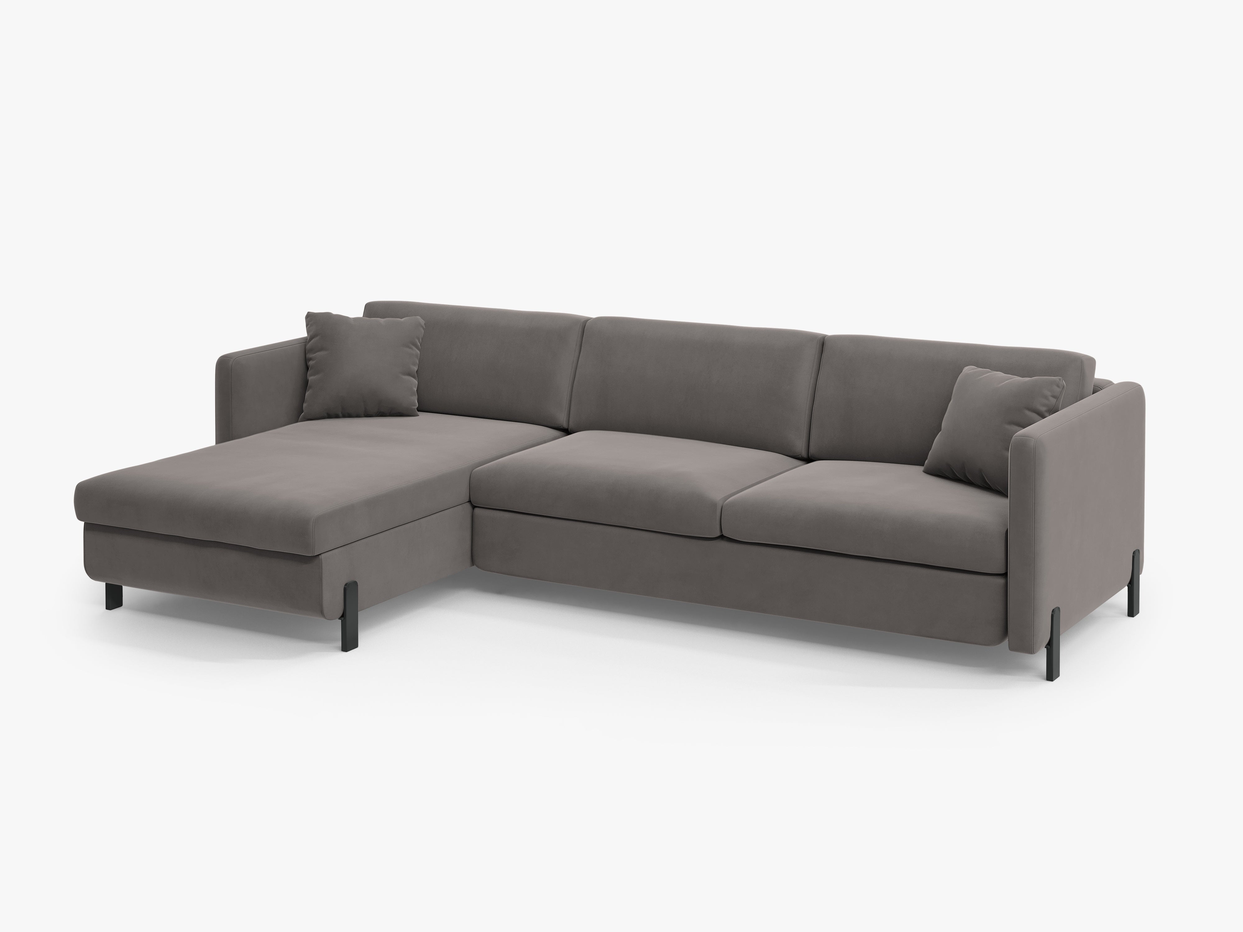 Ecksofa Gloria 260x170cm, Material: Samt
