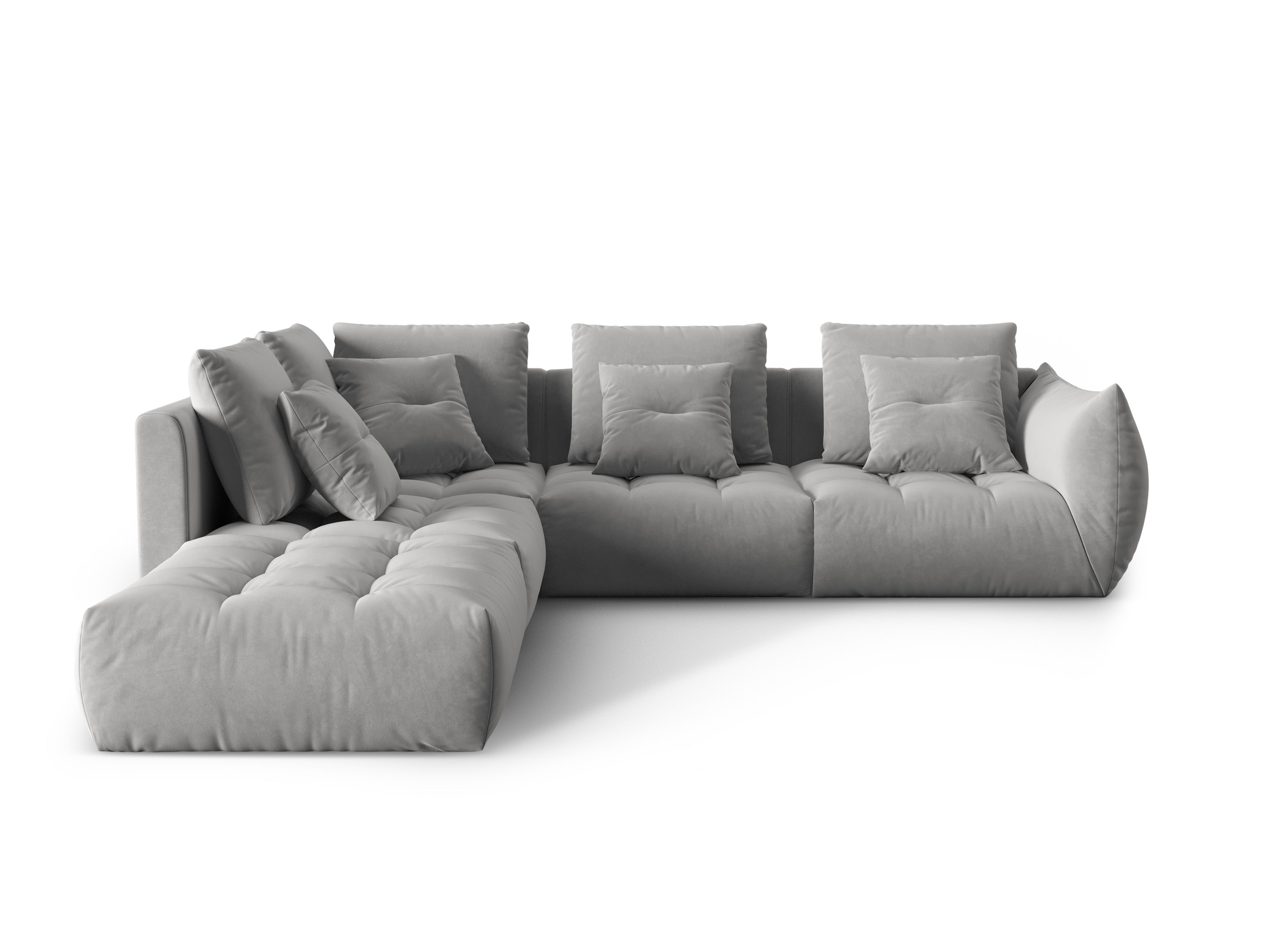 Bloom Ecksofa, 316x310 cm, Material: Samt