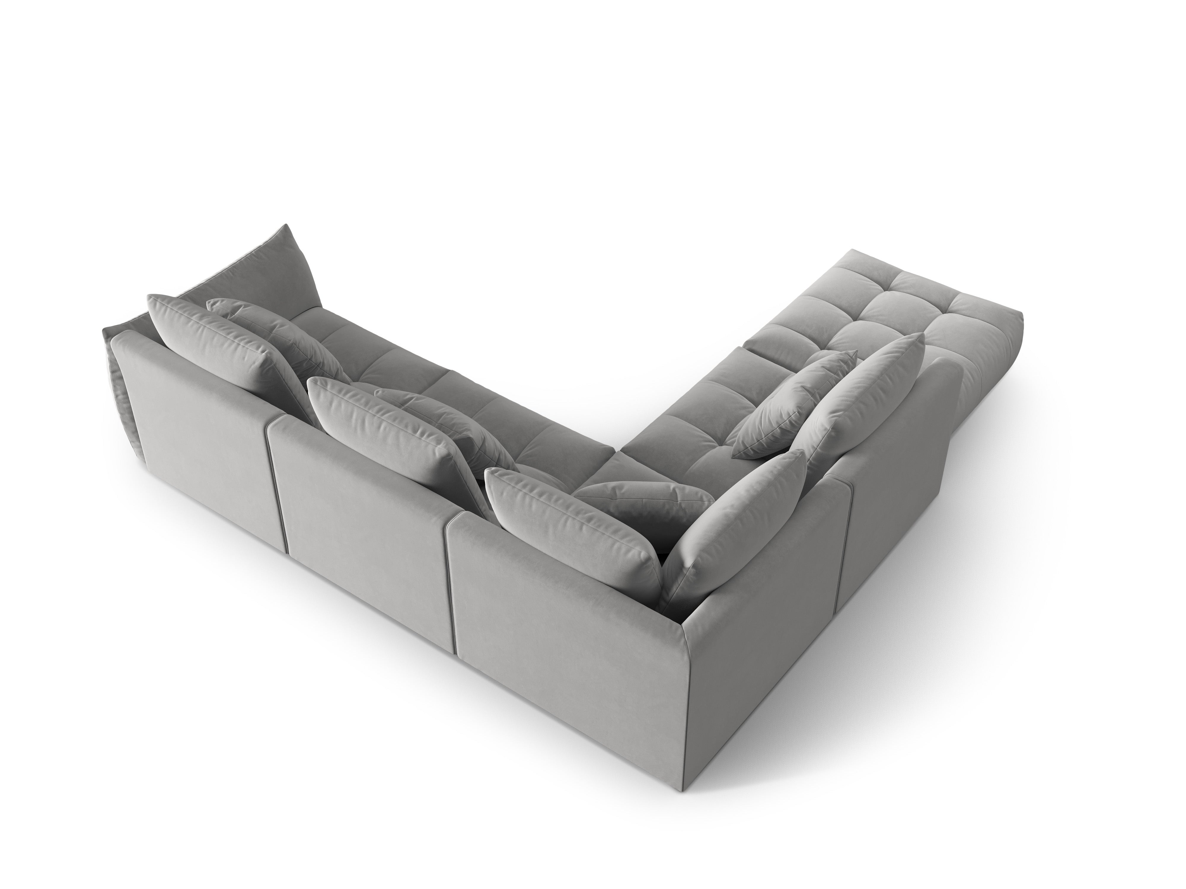 Bloom Ecksofa, 316x310 cm, Material: Samt