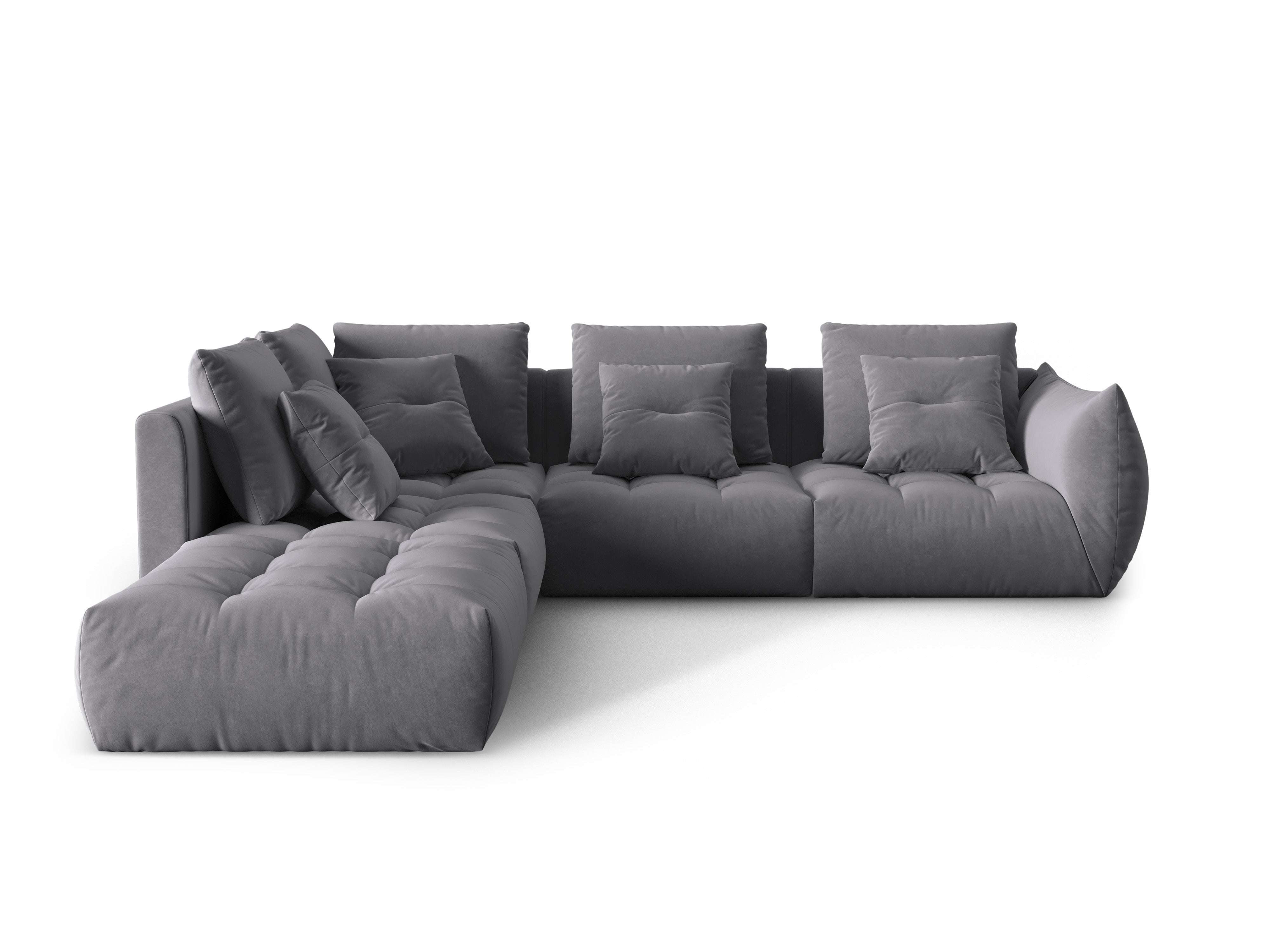 Bloom Ecksofa, 316x310 cm, Material: Samt