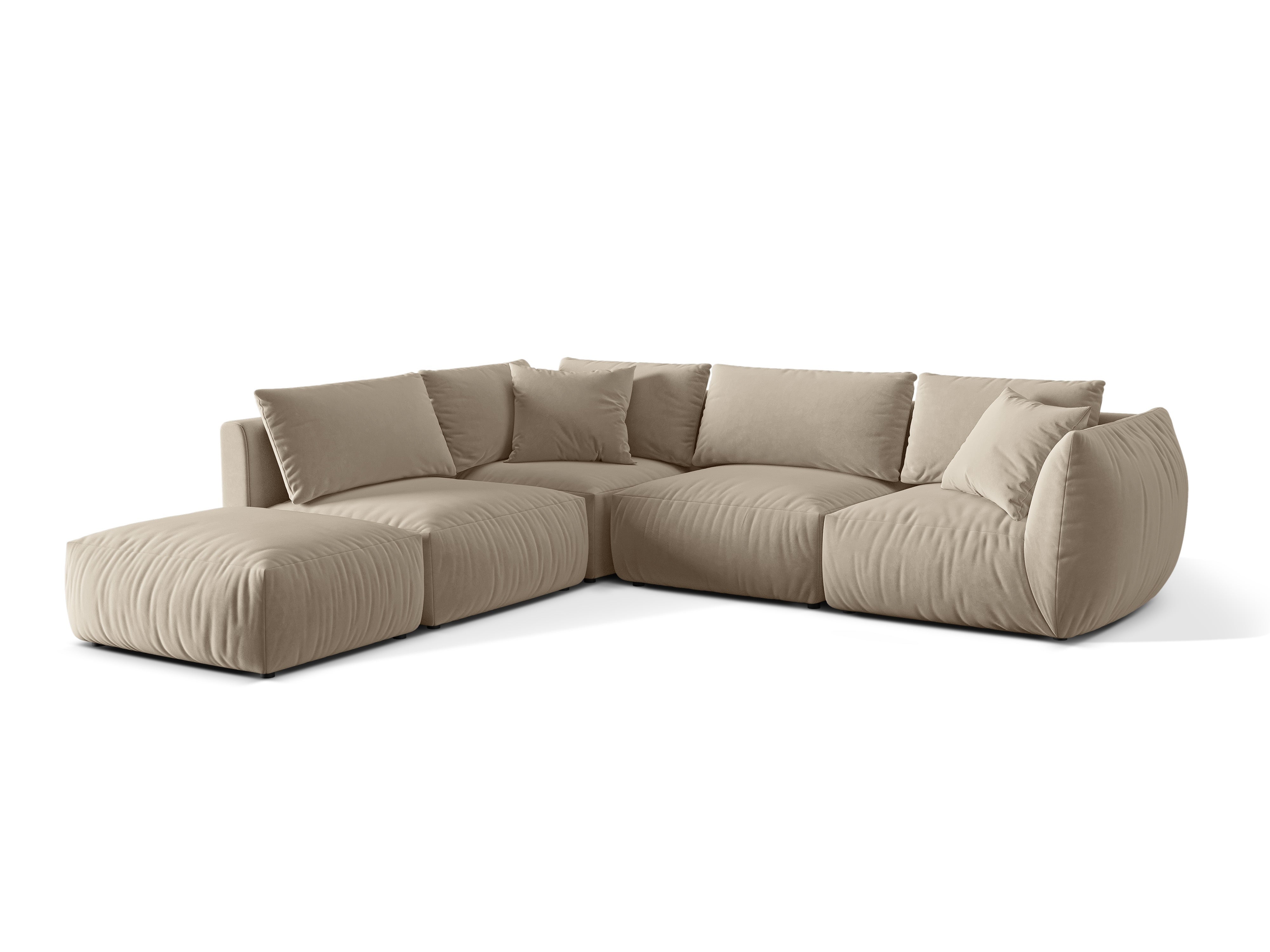Ecksofa Chris 295x290cm, Material: Samt