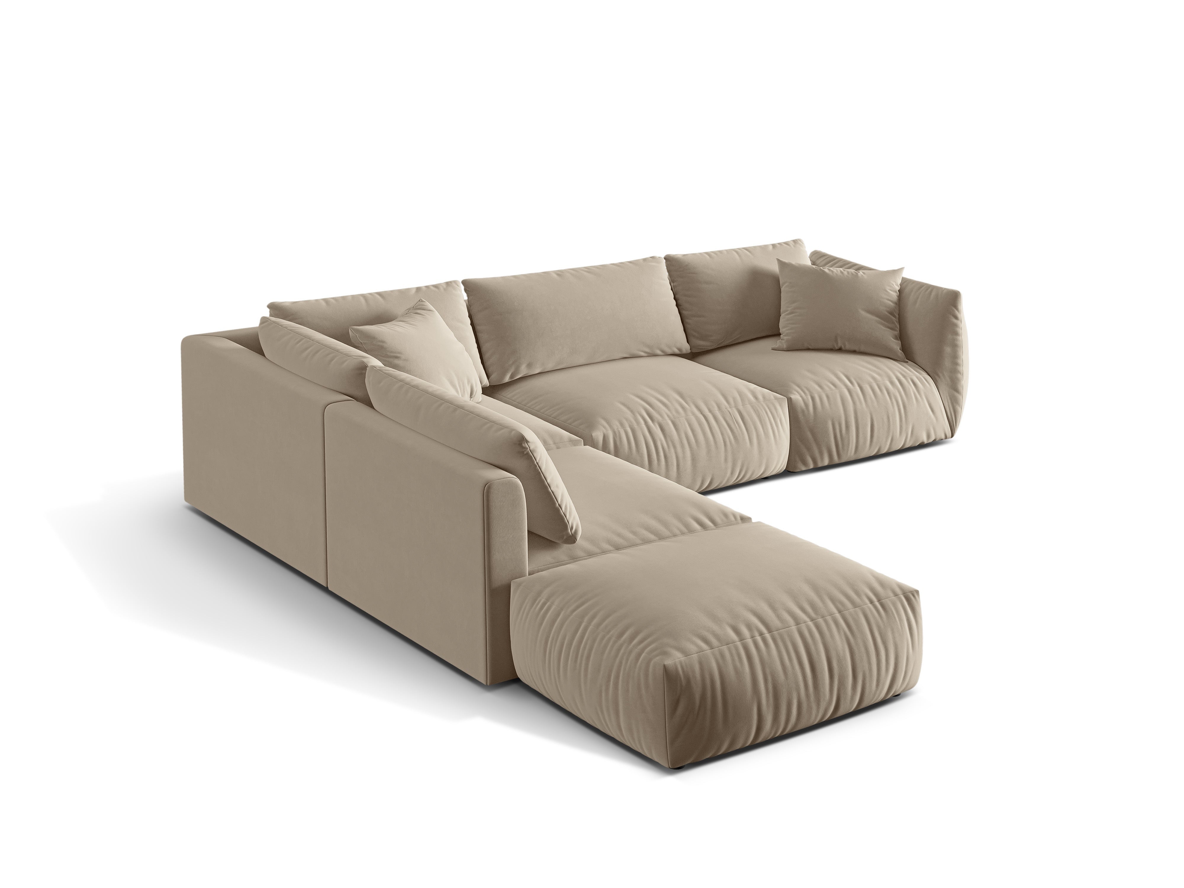 Ecksofa Chris 295x290cm, Material: Samt