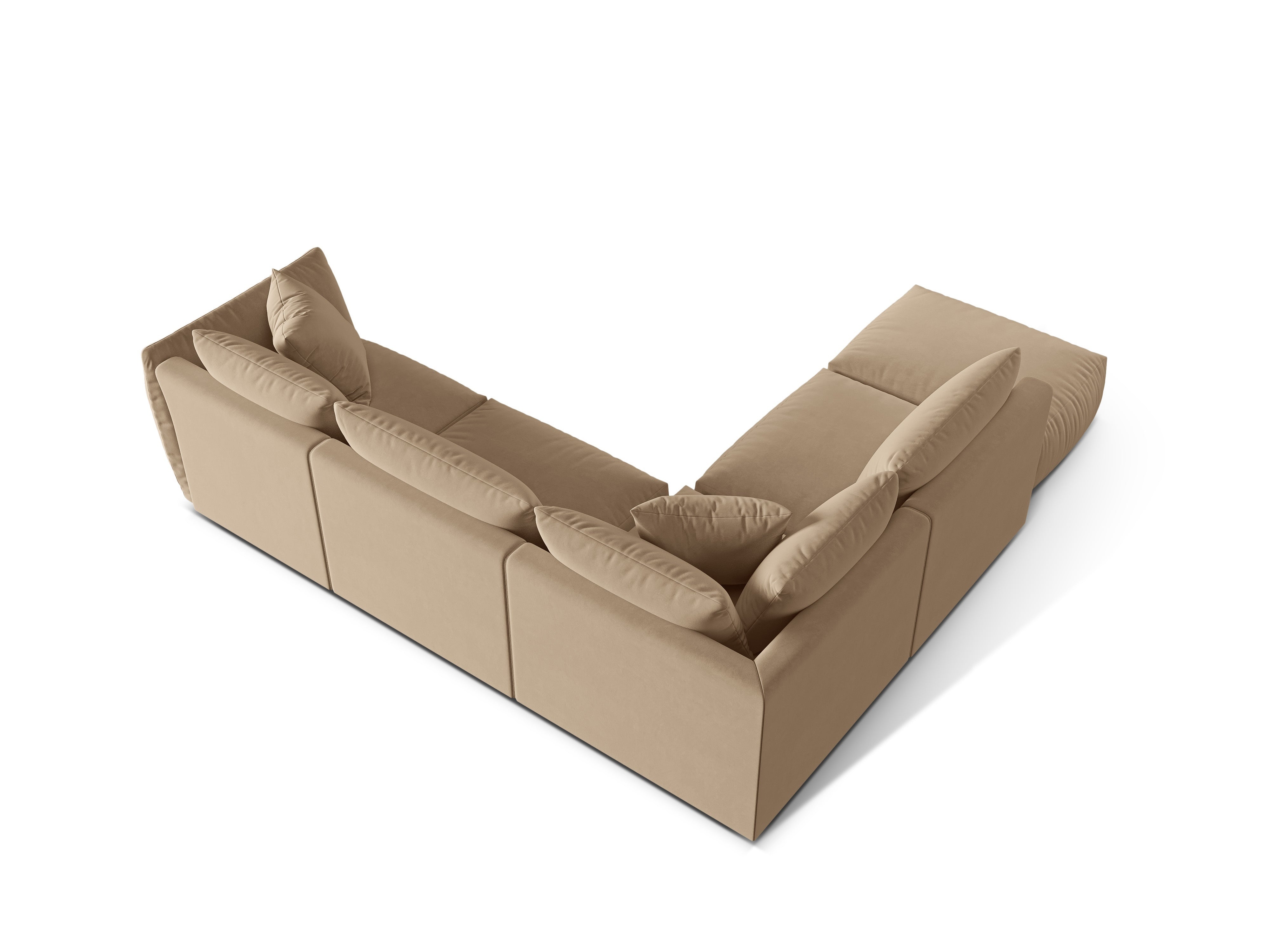 Ecksofa Chris 295x290cm, Material: Samt