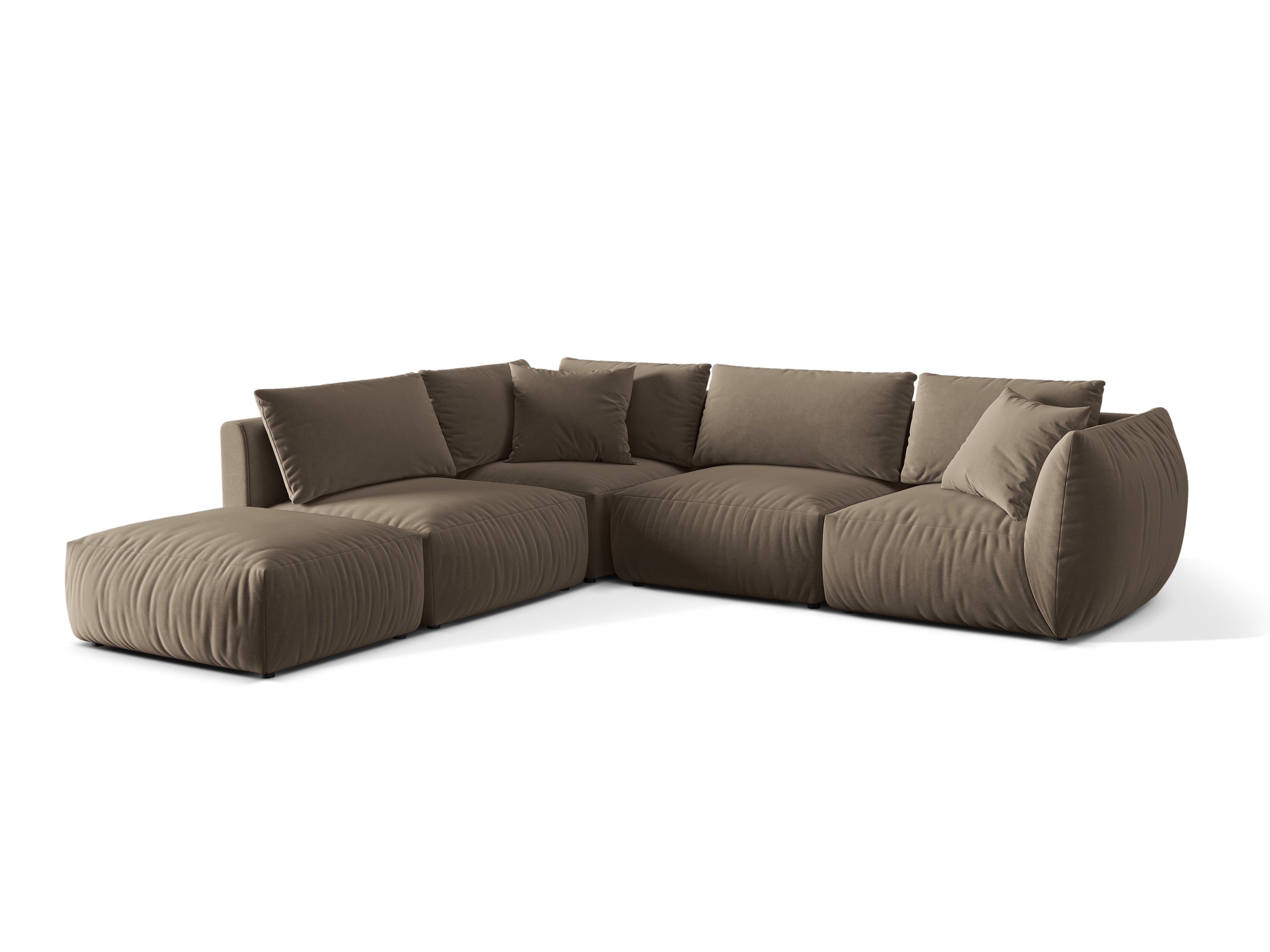 Ecksofa Chris 295x290cm, Material: Samt