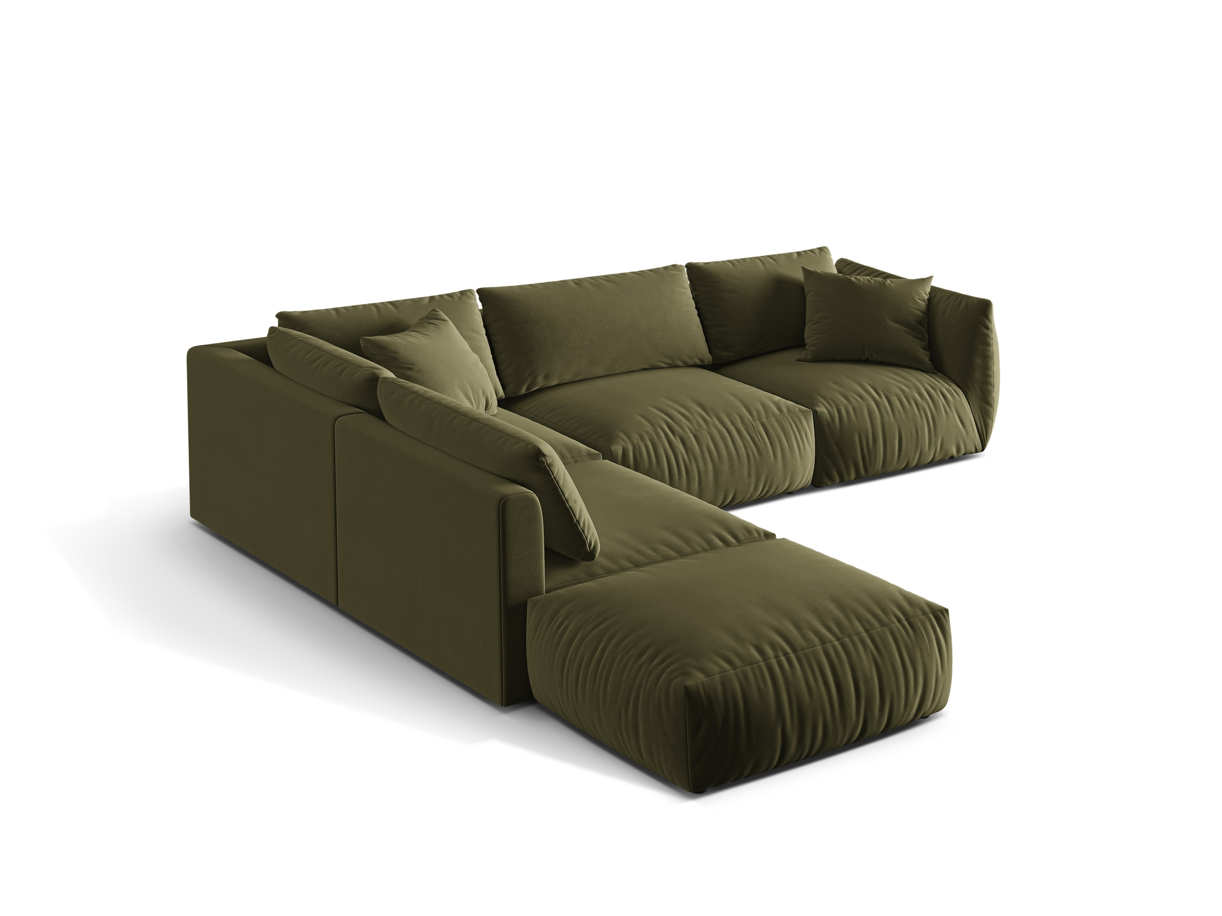 Ecksofa Chris 295x290cm, Material: Samt