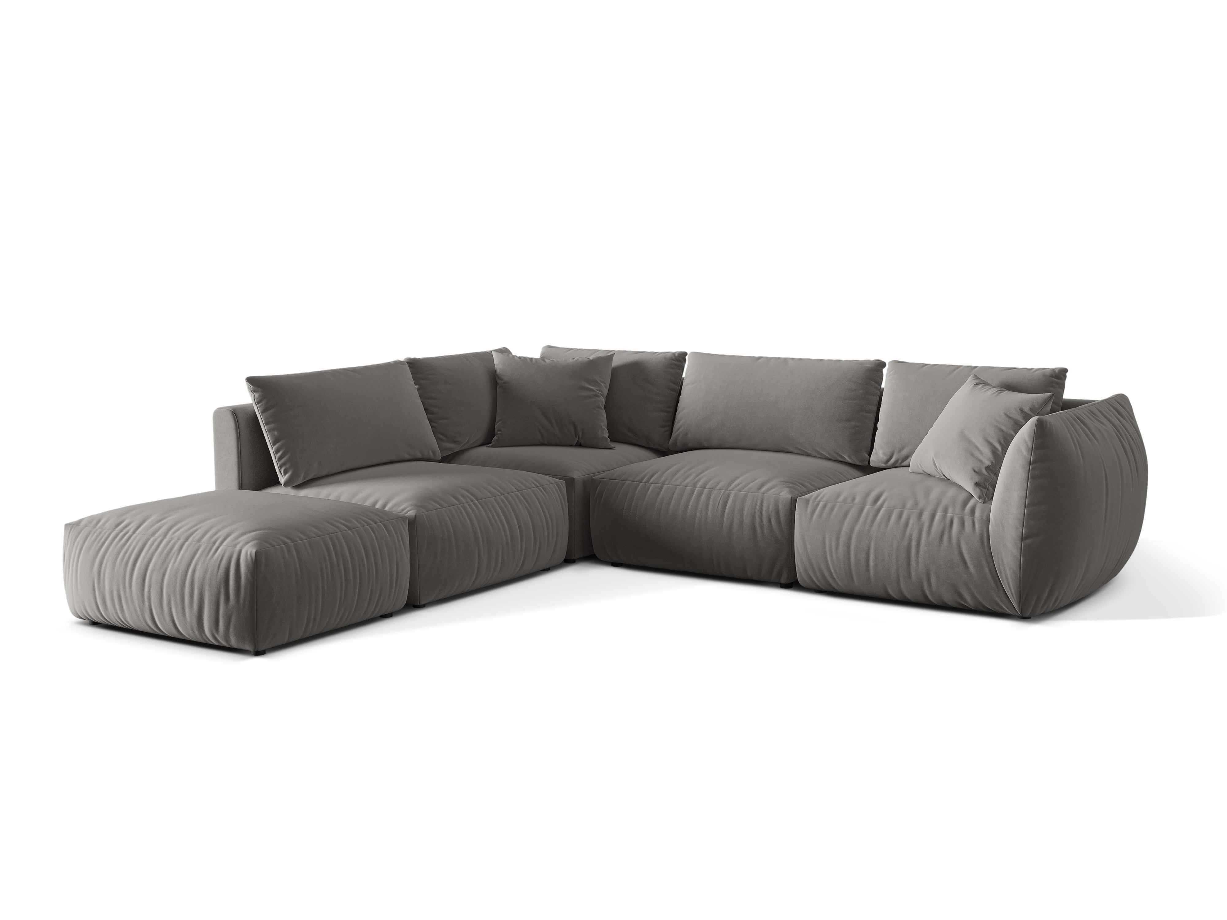 Ecksofa Chris 295x290cm, Material: Samt