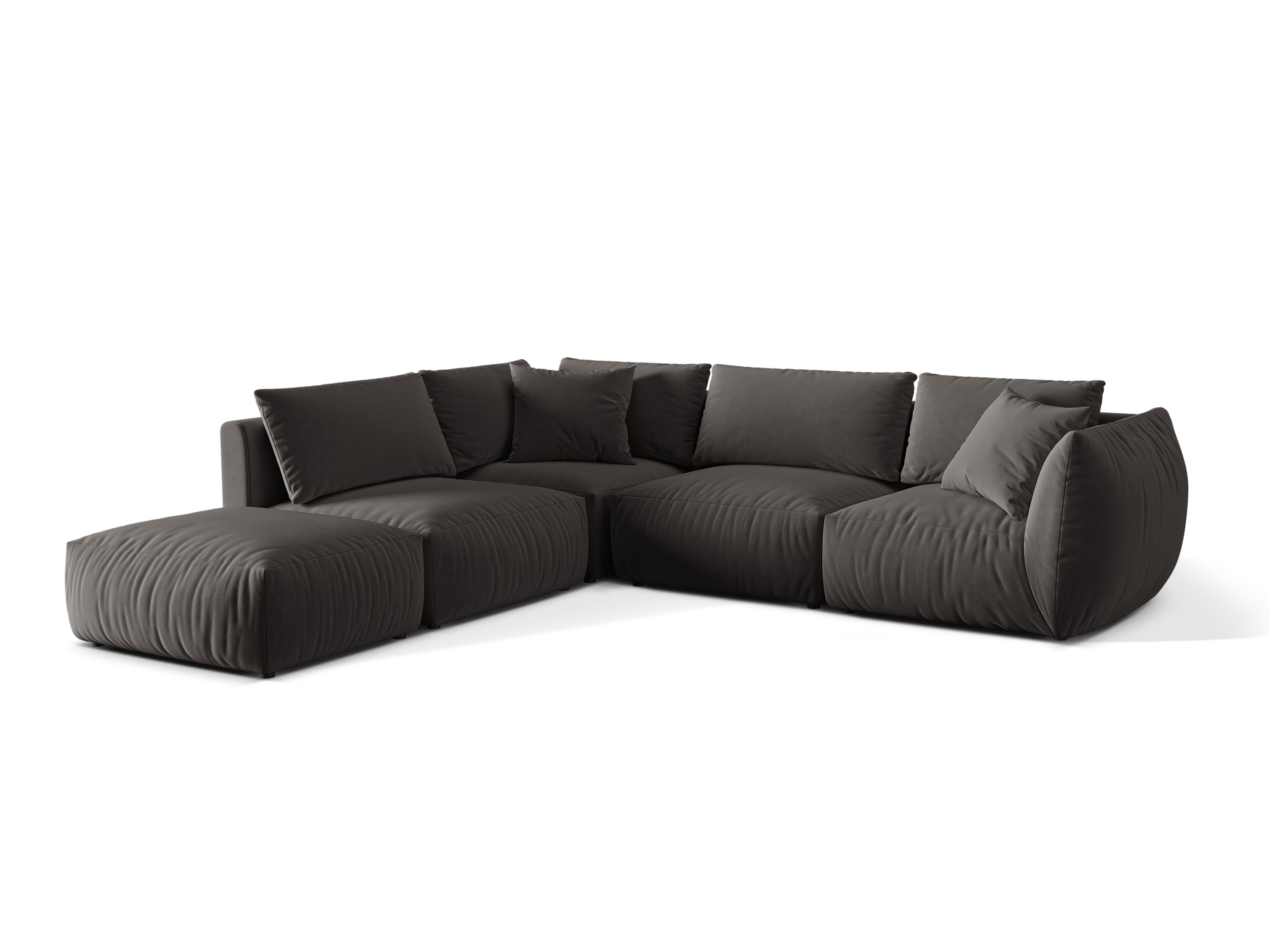 Ecksofa Chris 295x290cm, Material: Samt