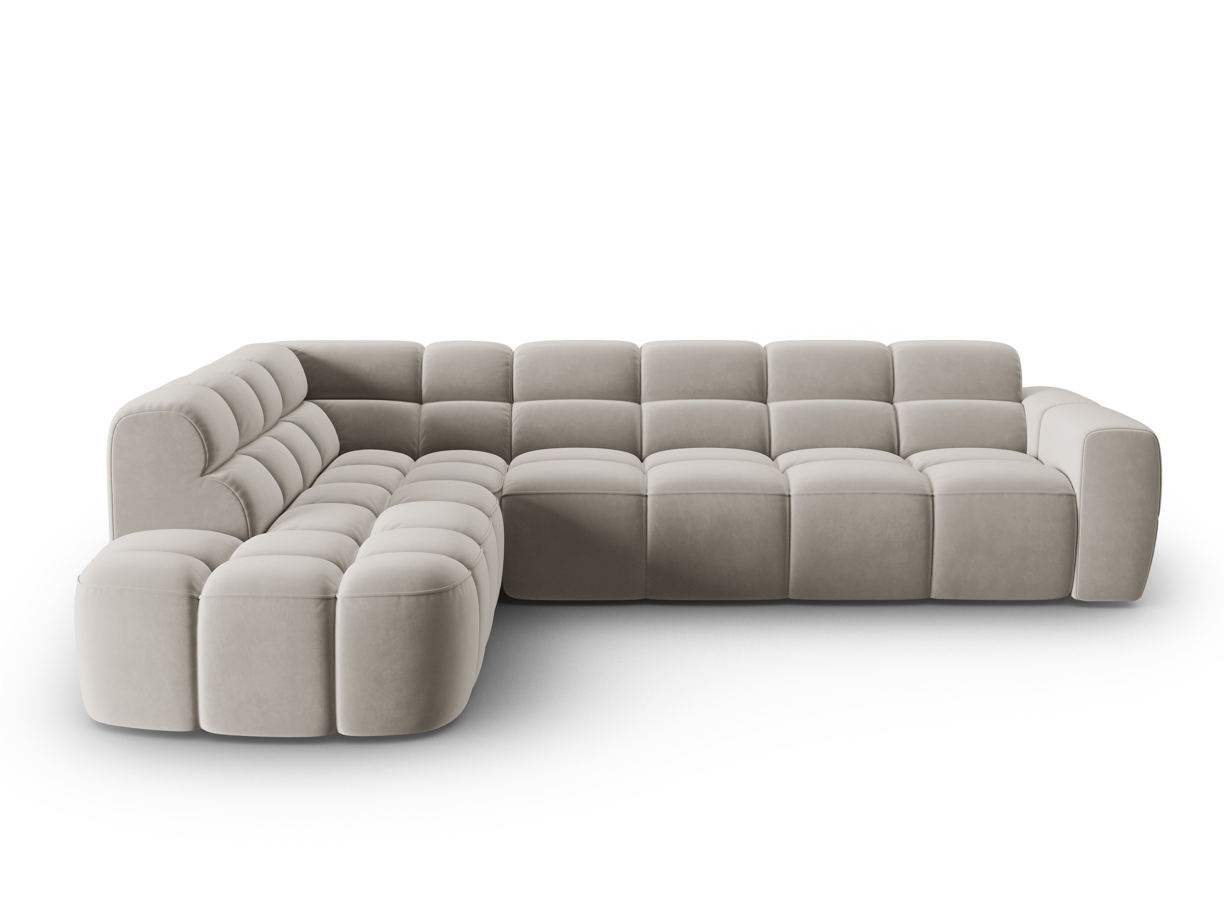 Ecksofa Lisa 293x234cm, Material: Samt