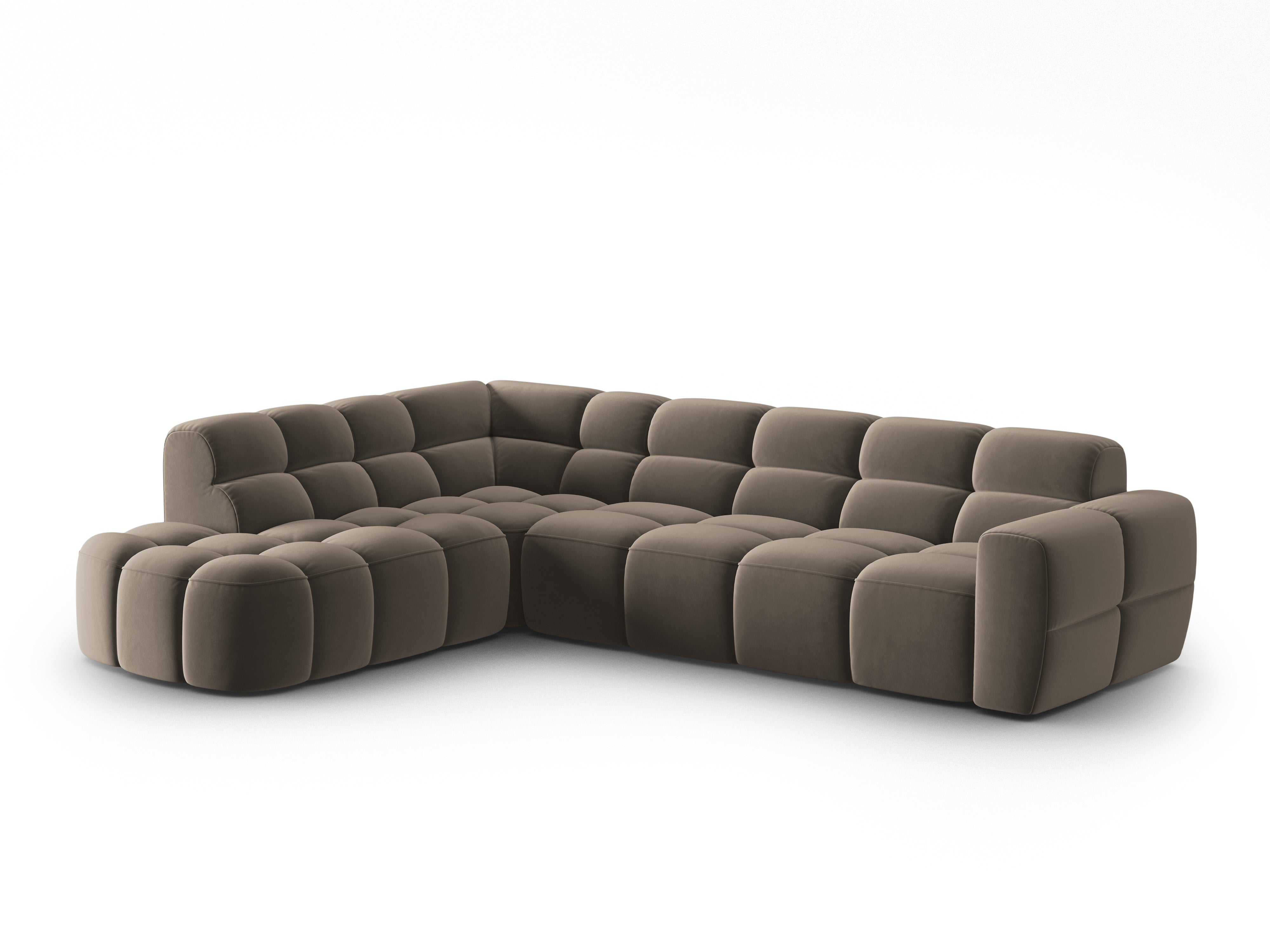Ecksofa Lisa 293x234cm, Material: Samt