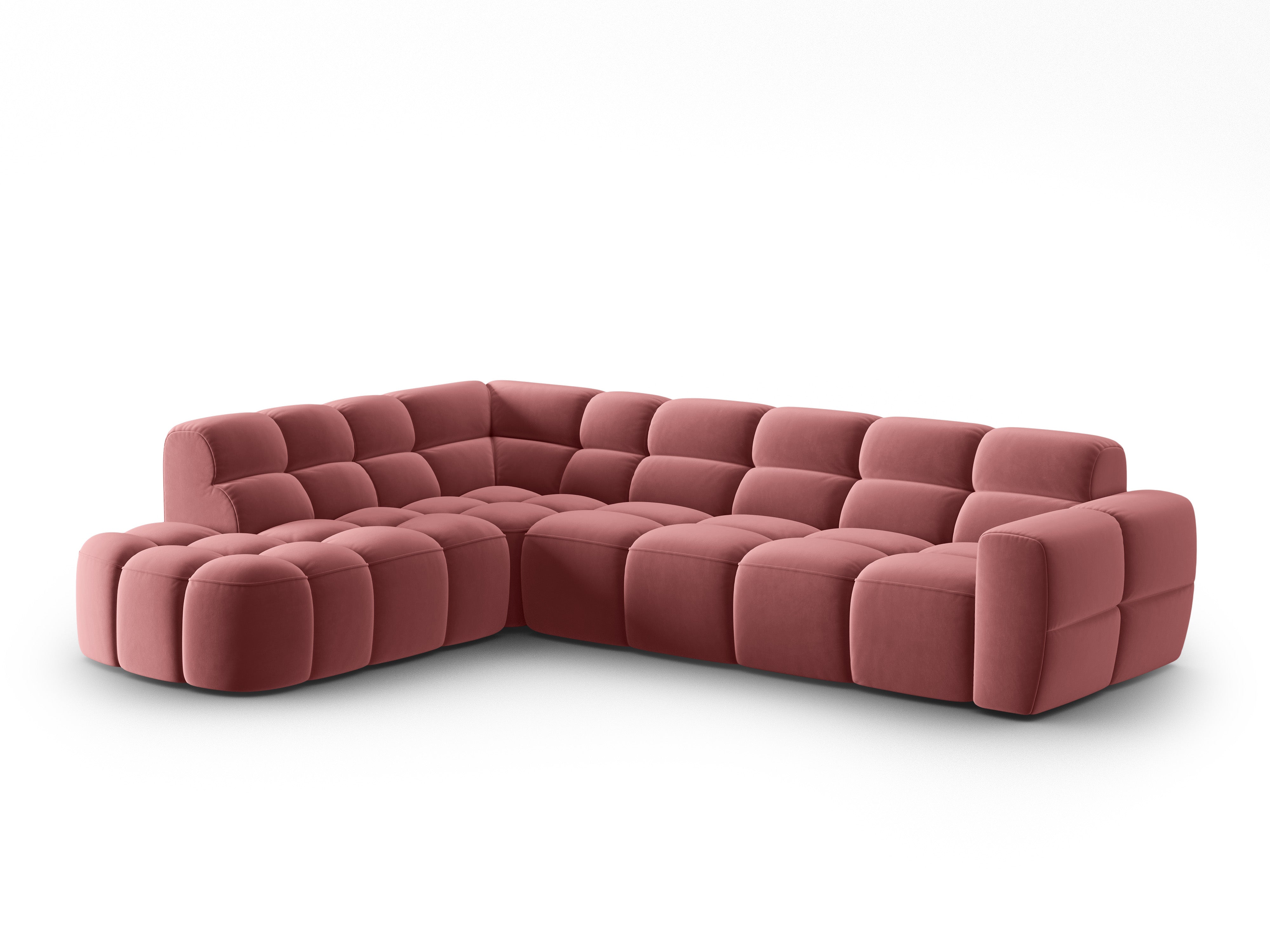 Ecksofa Lisa 293x234cm, Material: Samt