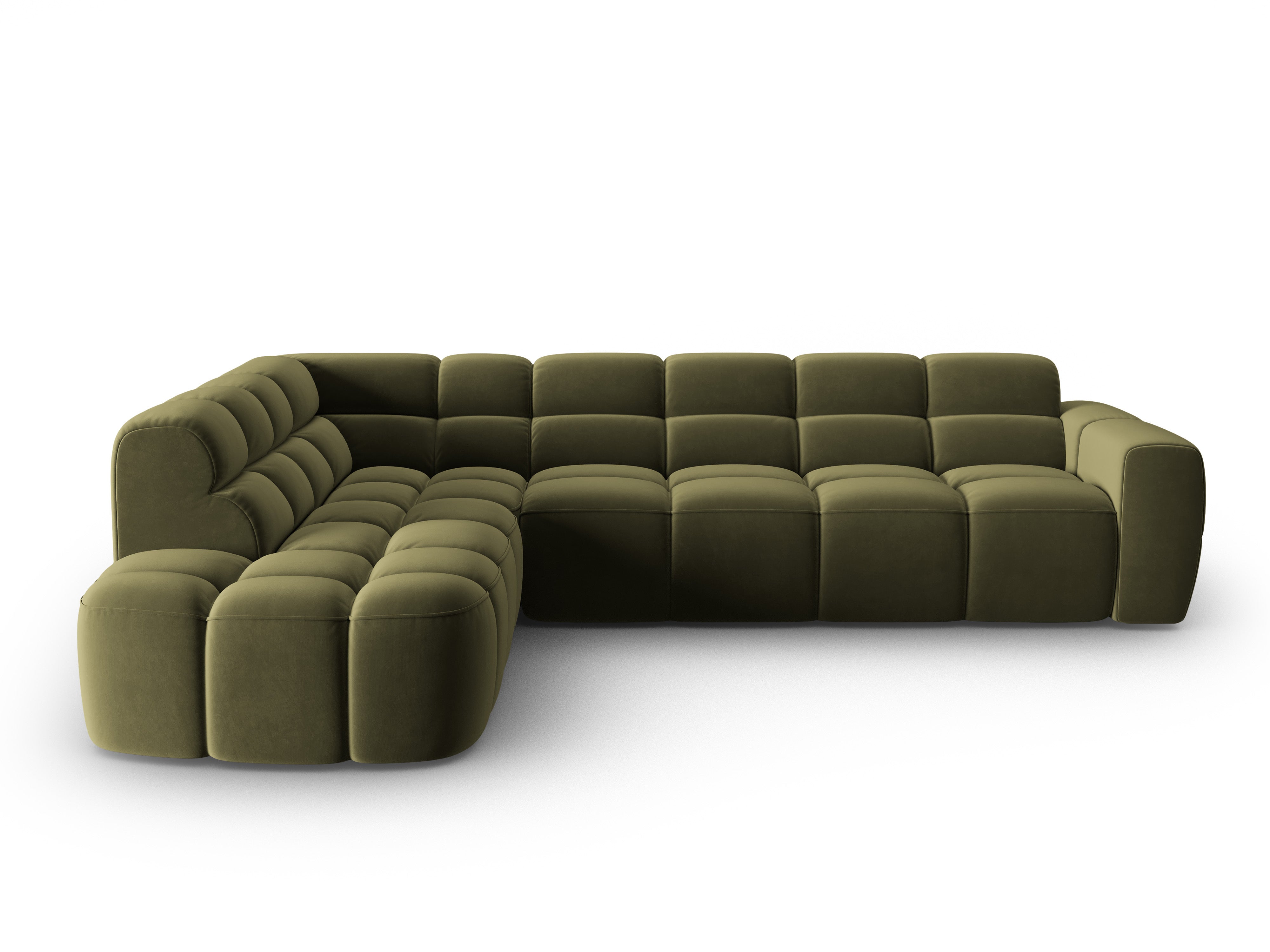 Ecksofa Lisa 293x234cm, Material: Samt