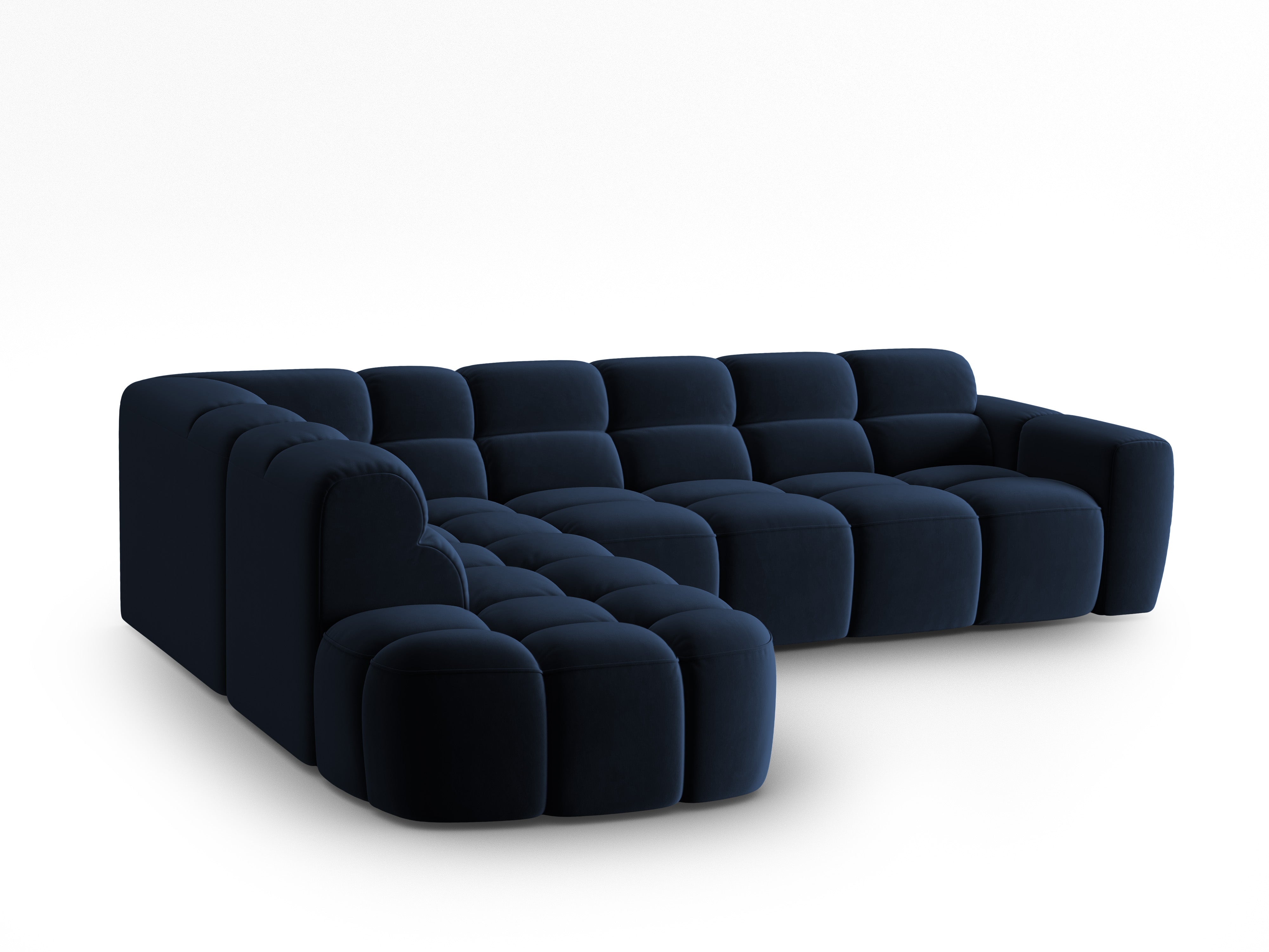 Ecksofa Lisa 293x234cm, Material: Samt