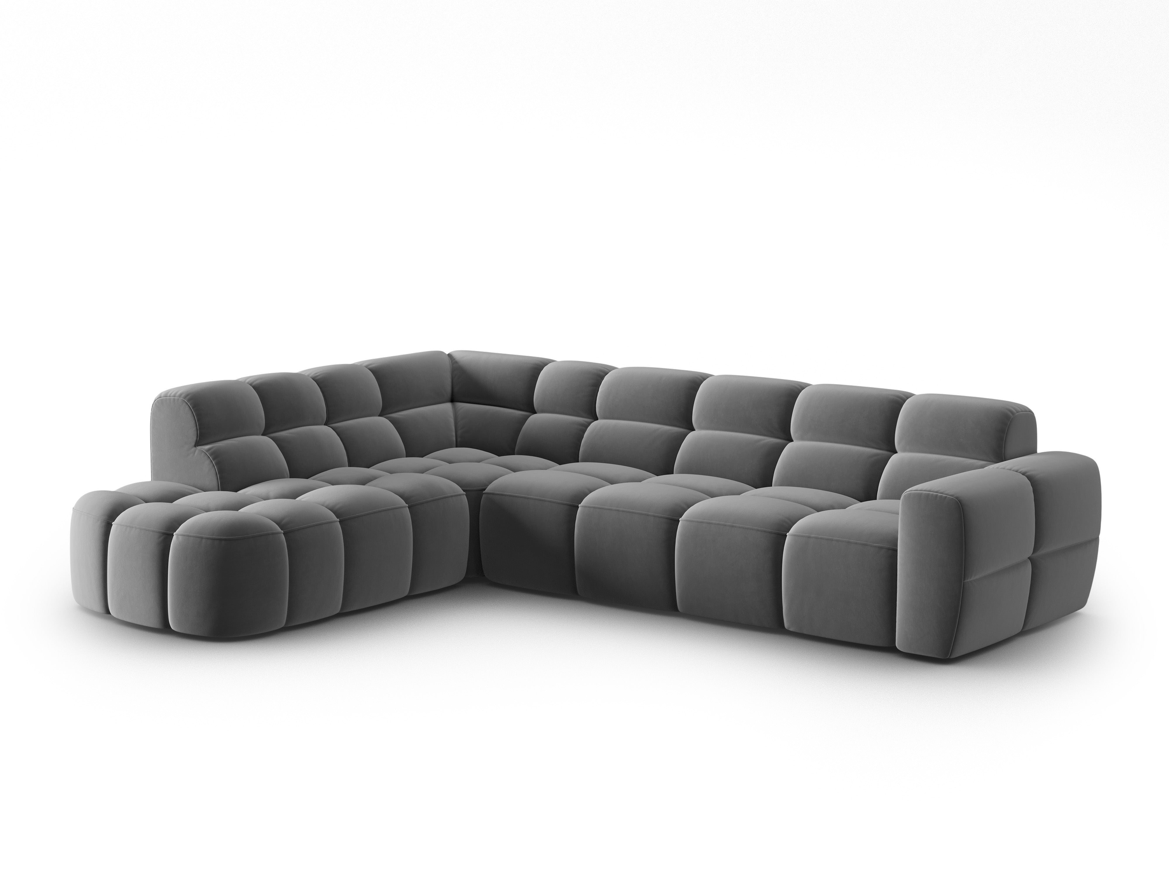 Ecksofa Lisa 293x234cm, Material: Samt