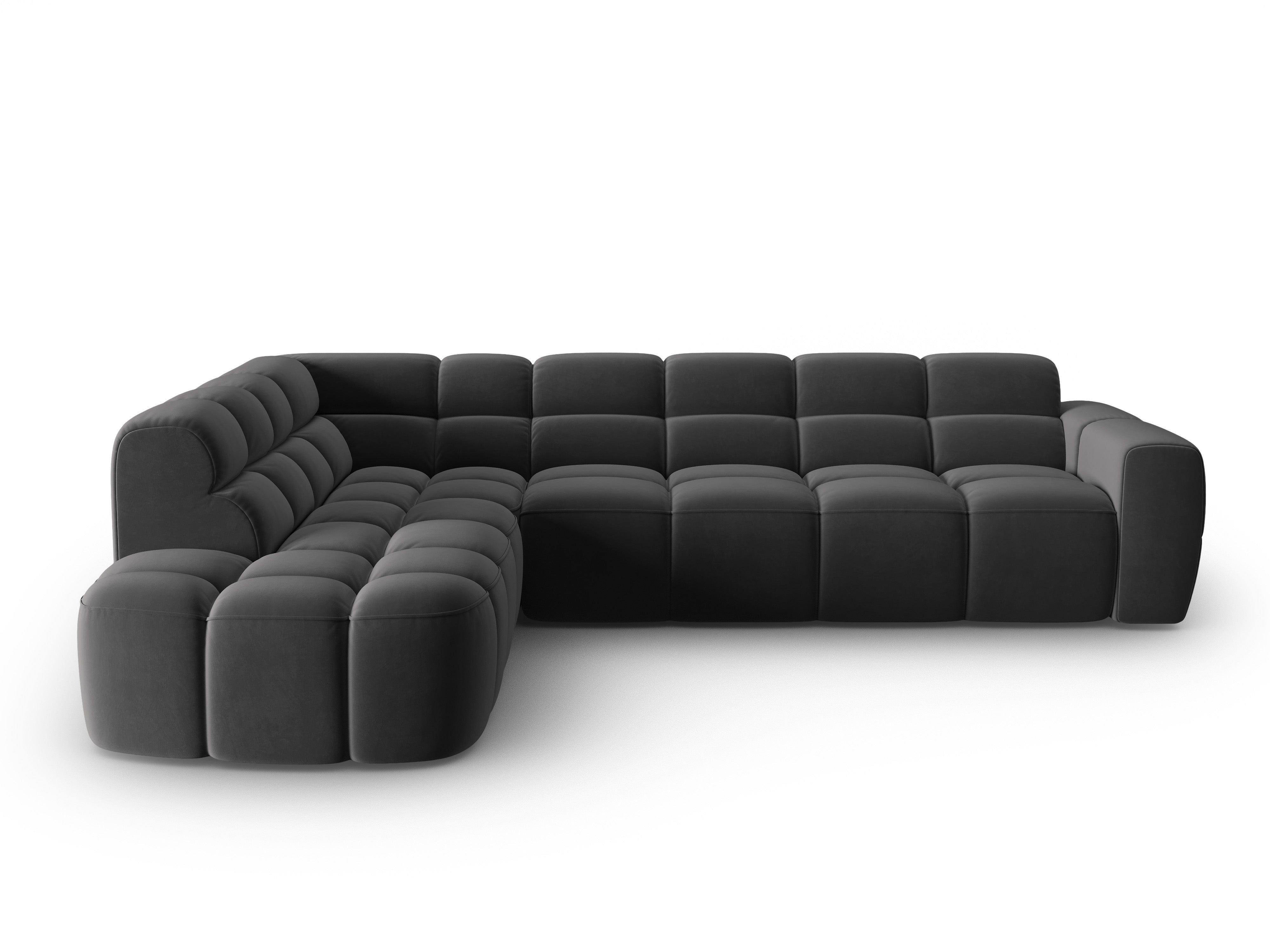Ecksofa Lisa 293x234cm, Material: Samt
