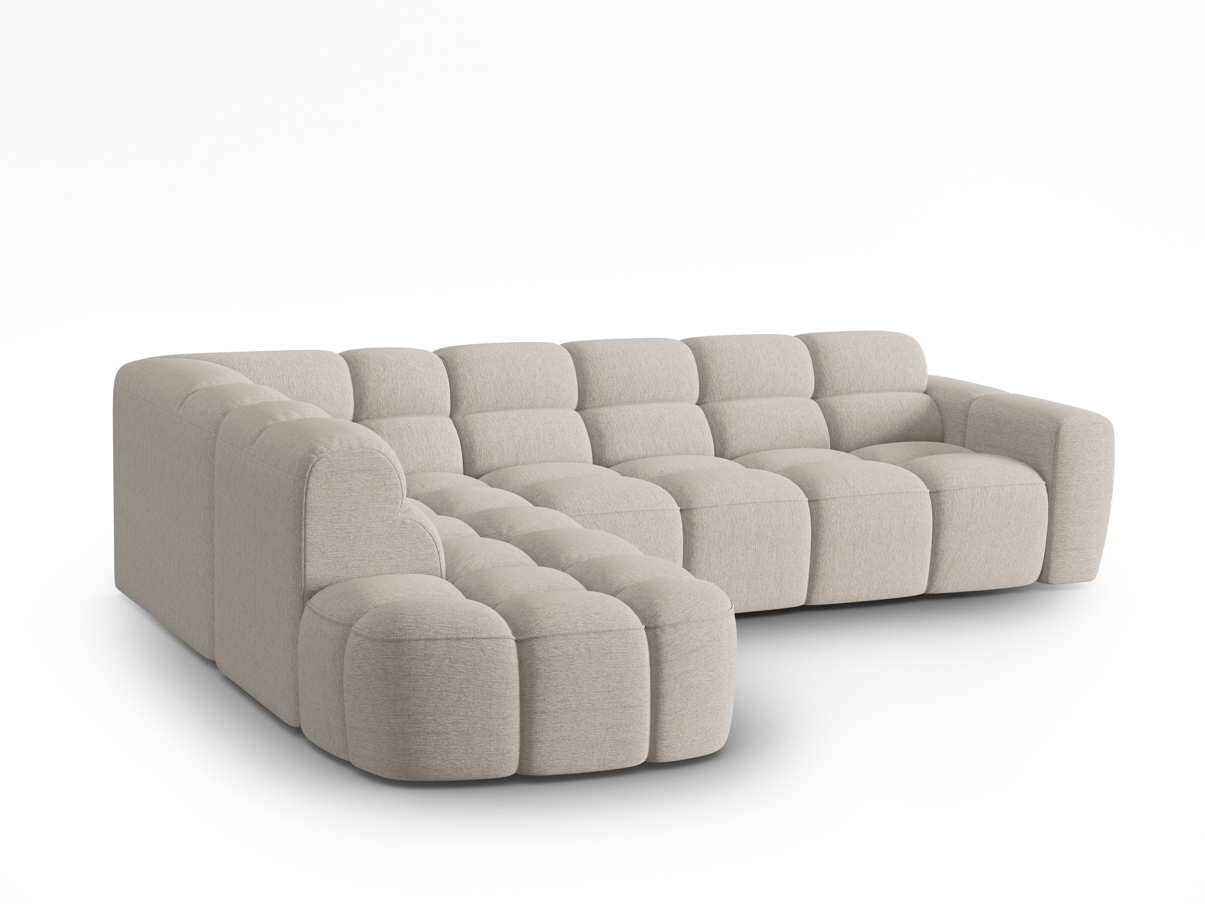 Ecksofa Lisa 293x234cm, Material: Strukturstoff