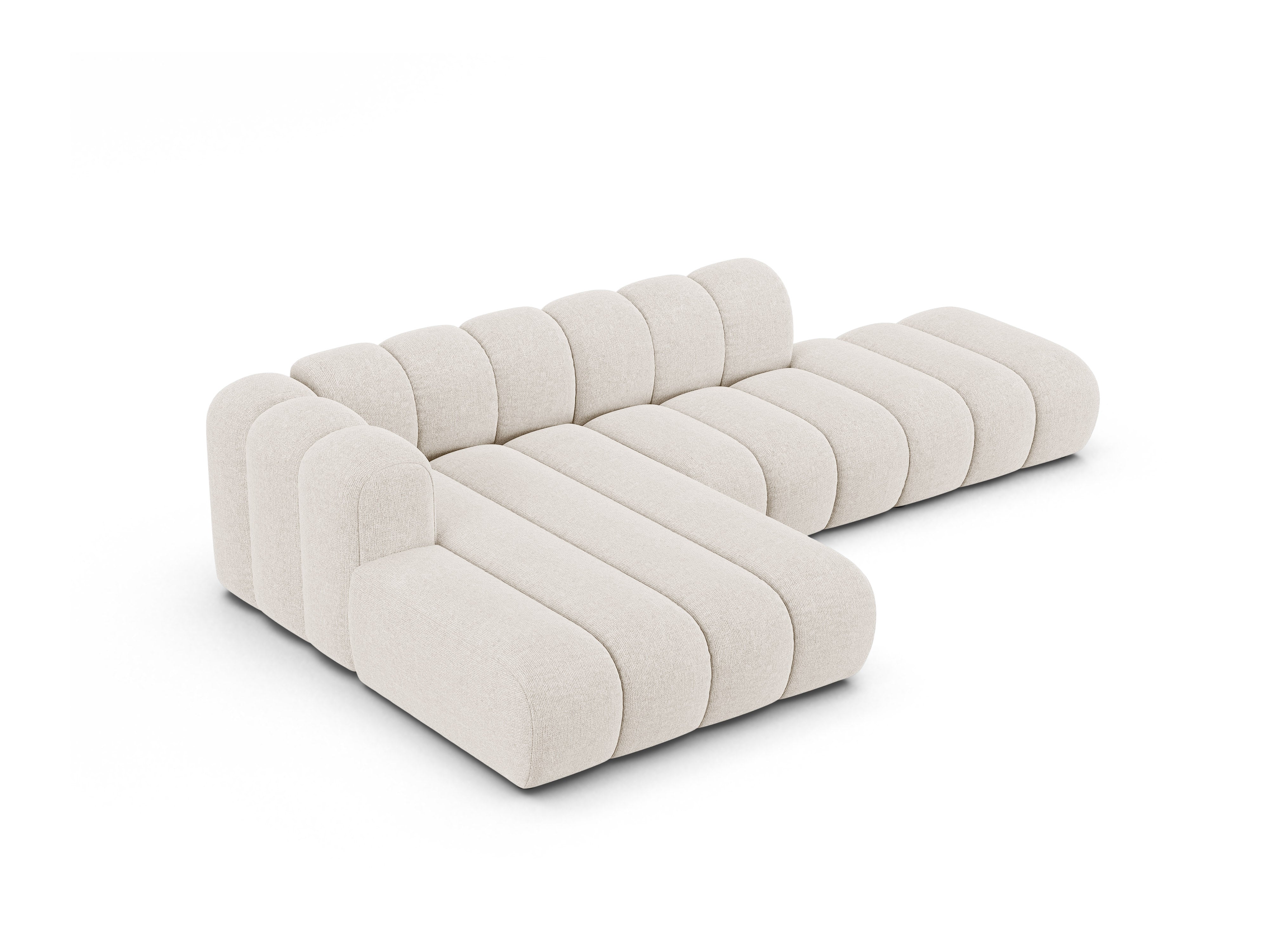 Ecksofa Lupine 299x177cm, Material: Chenille Eden