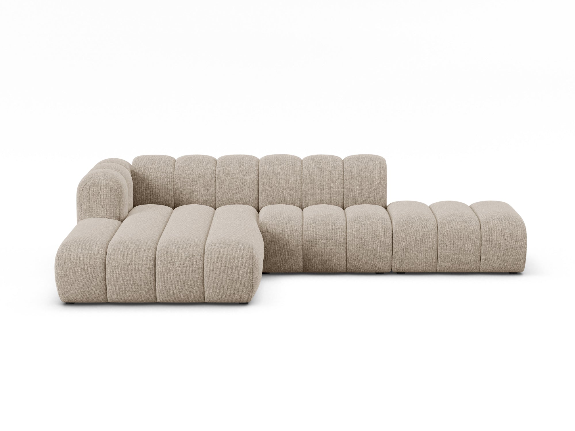 Ecksofa Lupine 299x177cm, Material: Chenille Eden