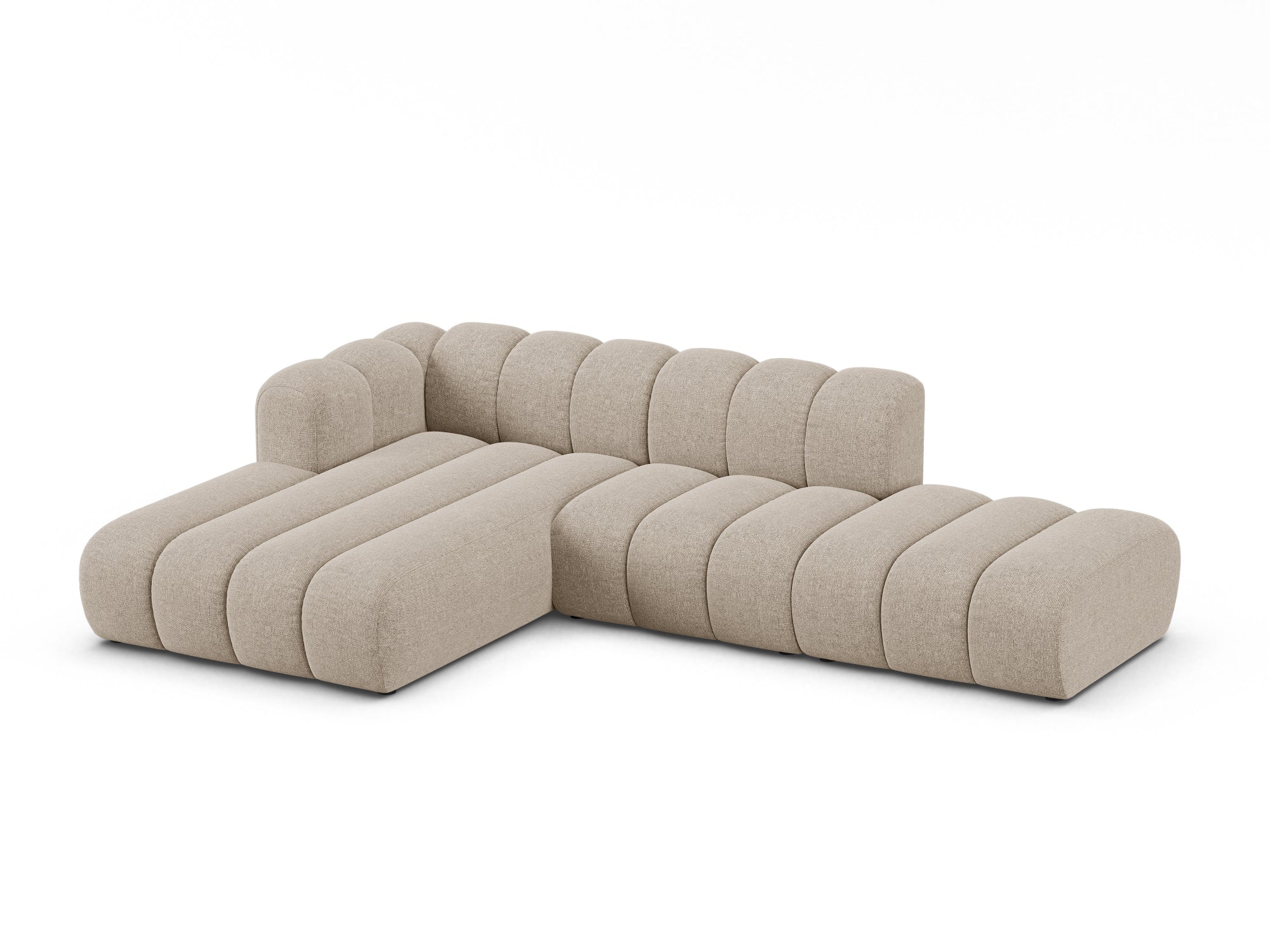 Ecksofa Lupine 299x177cm, Material: Chenille Eden