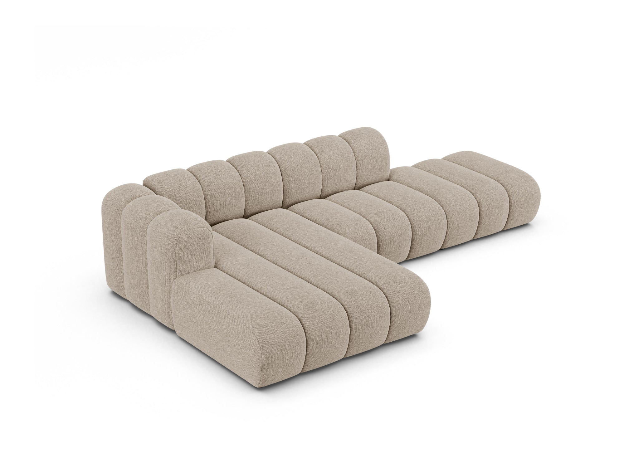 Ecksofa Lupine 299x177cm, Material: Chenille Eden