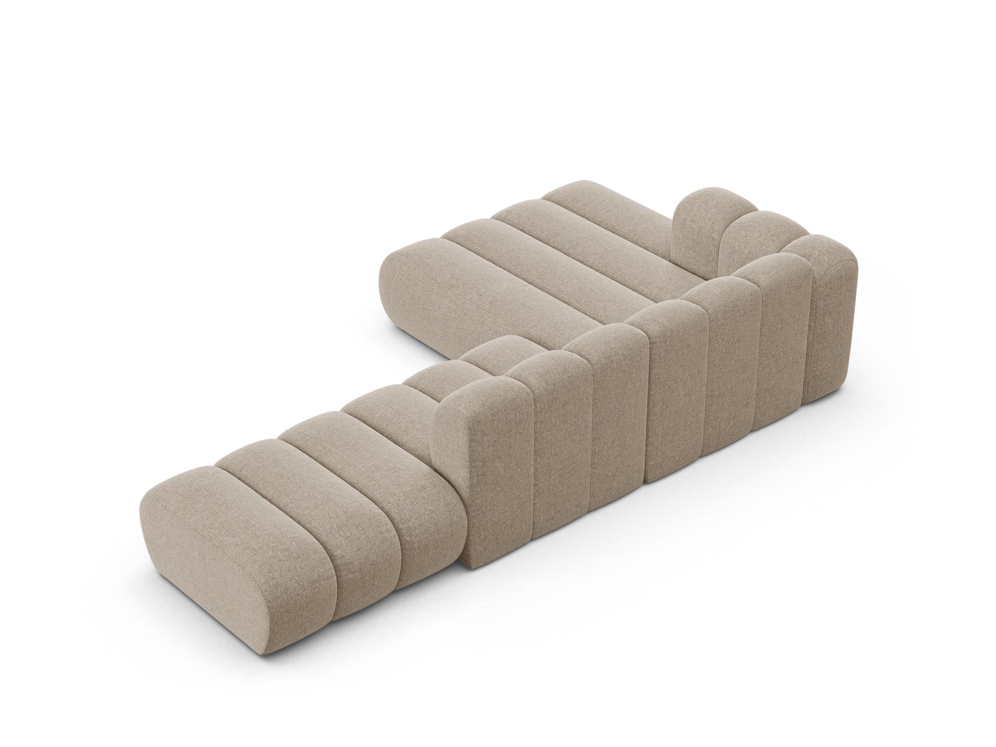 Ecksofa Lupine 299x177cm, Material: Chenille Eden