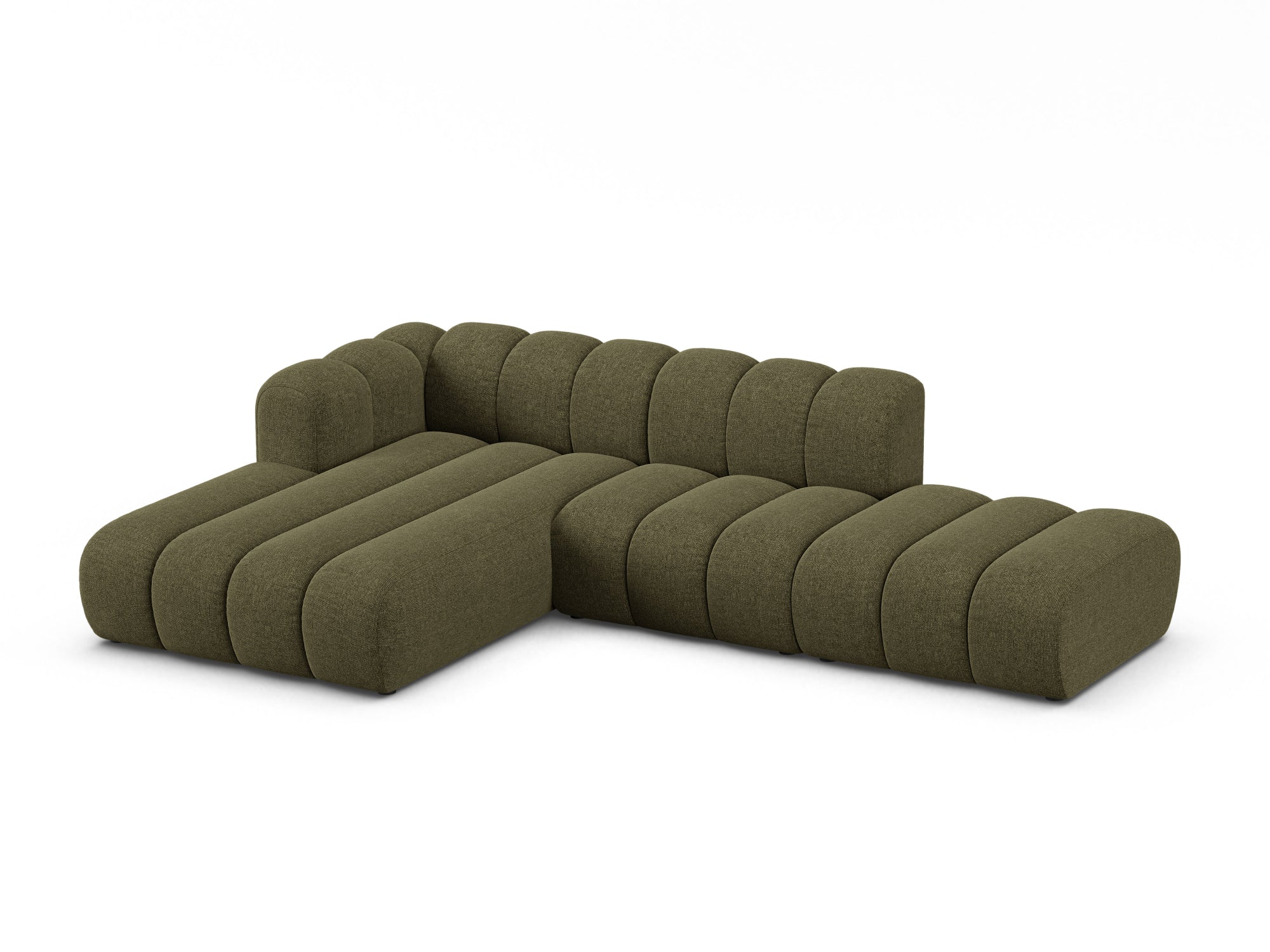 Ecksofa Lupine 299x177cm, Material: Chenille Eden