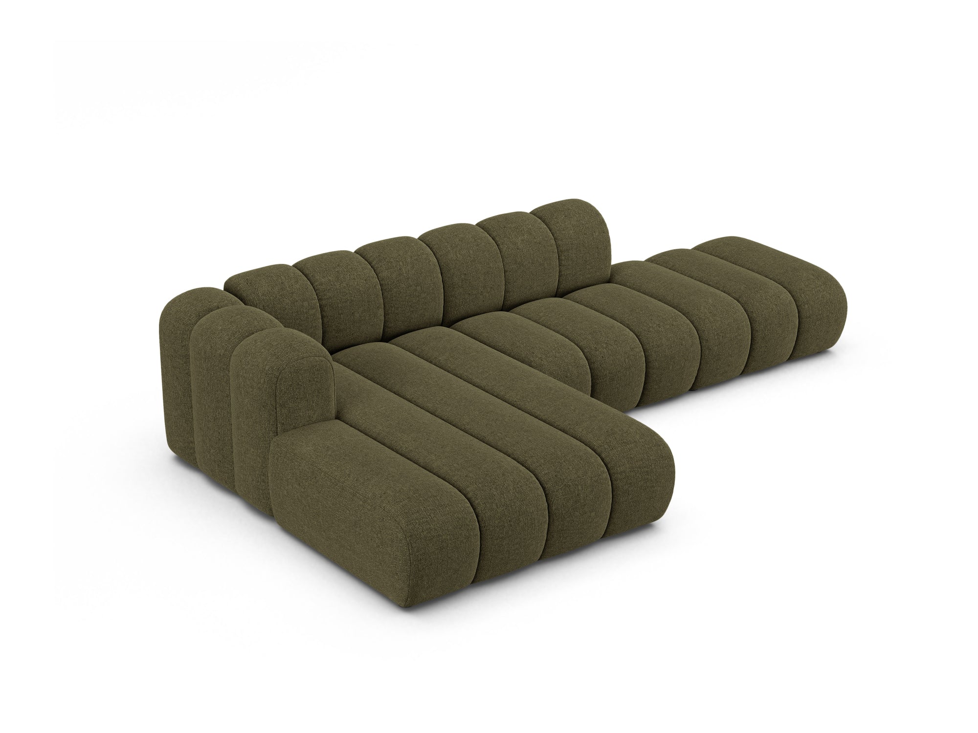 Ecksofa Lupine 299x177cm, Material: Chenille Eden